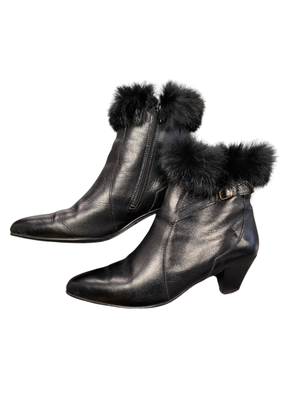 Juodi auliniai batai su kulnu, 38 dydis