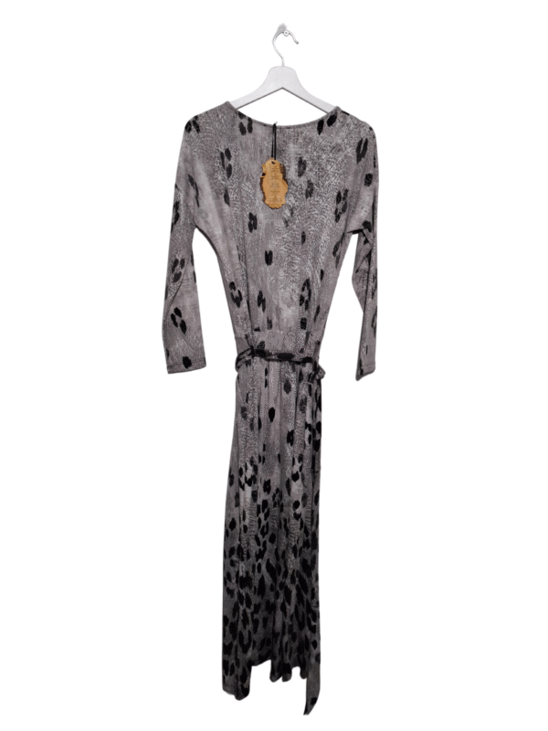 Ilga pilka raštuota suknelė, NAUJA, M