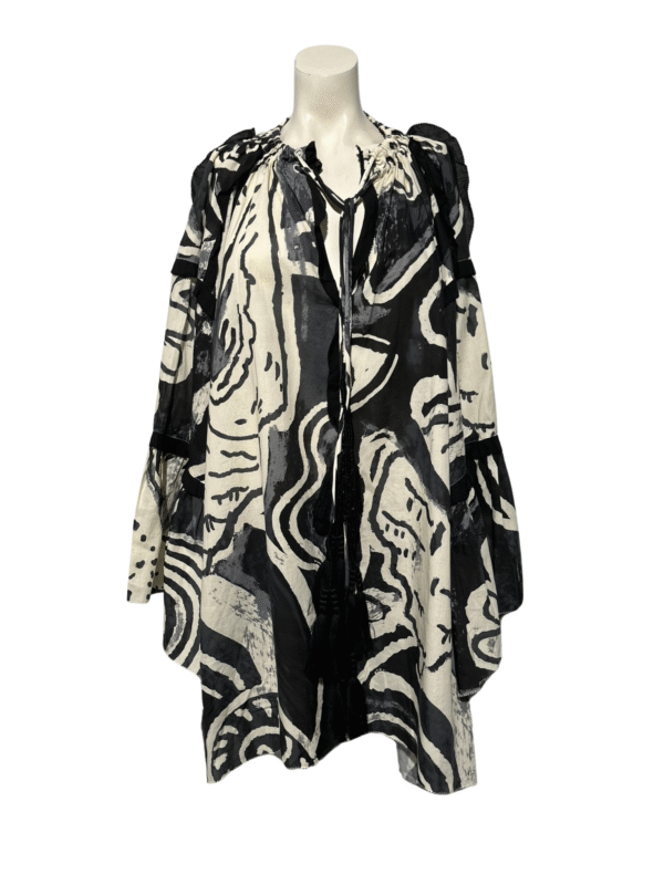 Raštuota boho stiliaus suknelė, L/XL