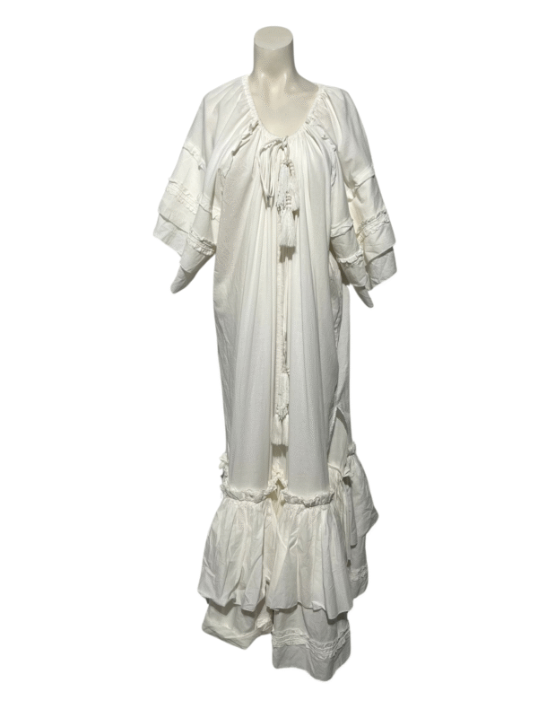 Balta boho stiliaus suknelė, M/L