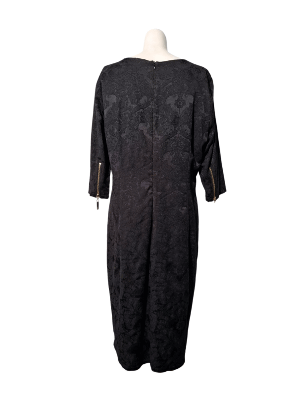 Juoda raštuota JUNONA suknelė, XL