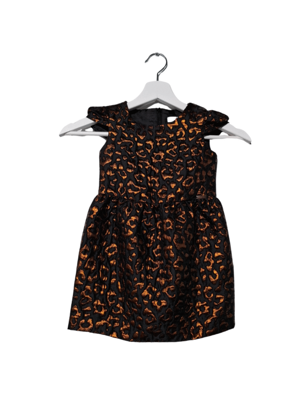 Juoda blizgi vaikiška JUNIOR GAULTIER suknelė, 98 cm