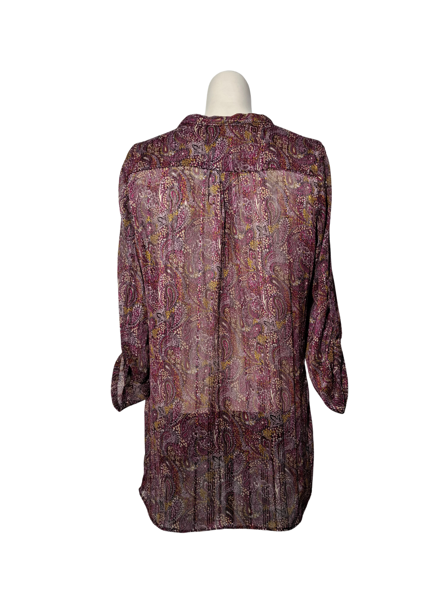 Violetinė raštuota WALLIS palaidinė, M