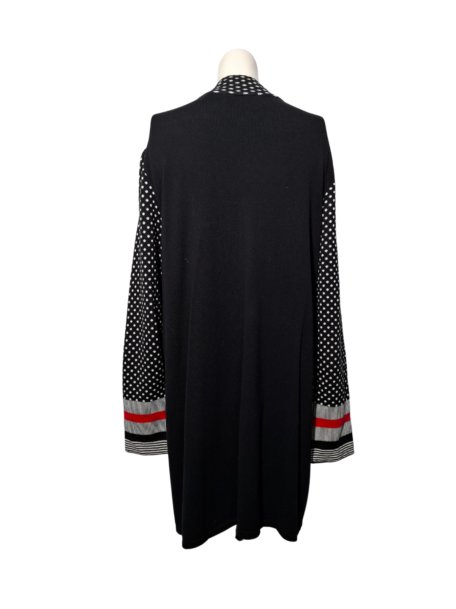 Juodas taškuotas BETTY BARCLAY kardiganas, L/XL