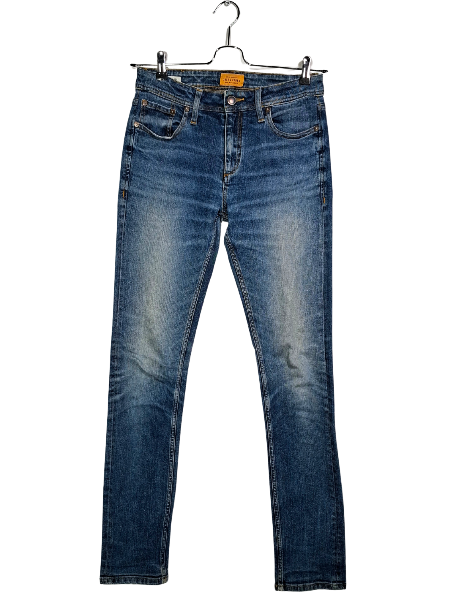 Mėlyni blukinti JACK & JONES džinsai, M