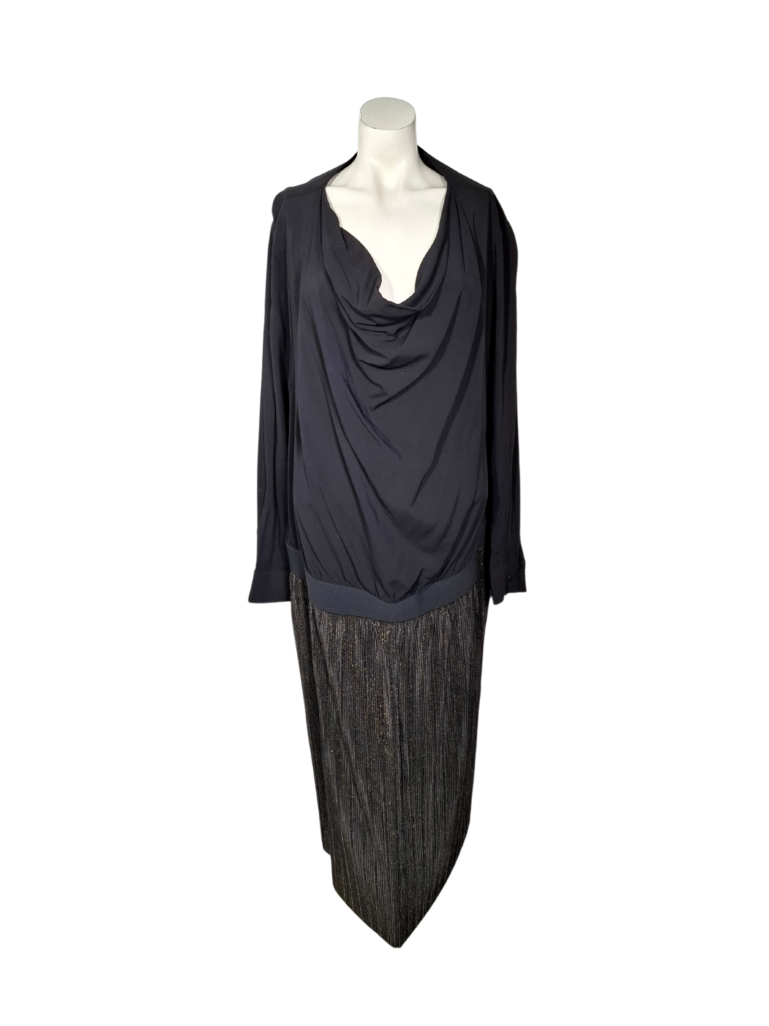 Juodai auksinė suknelė SHEEGO, NAUJA, XL