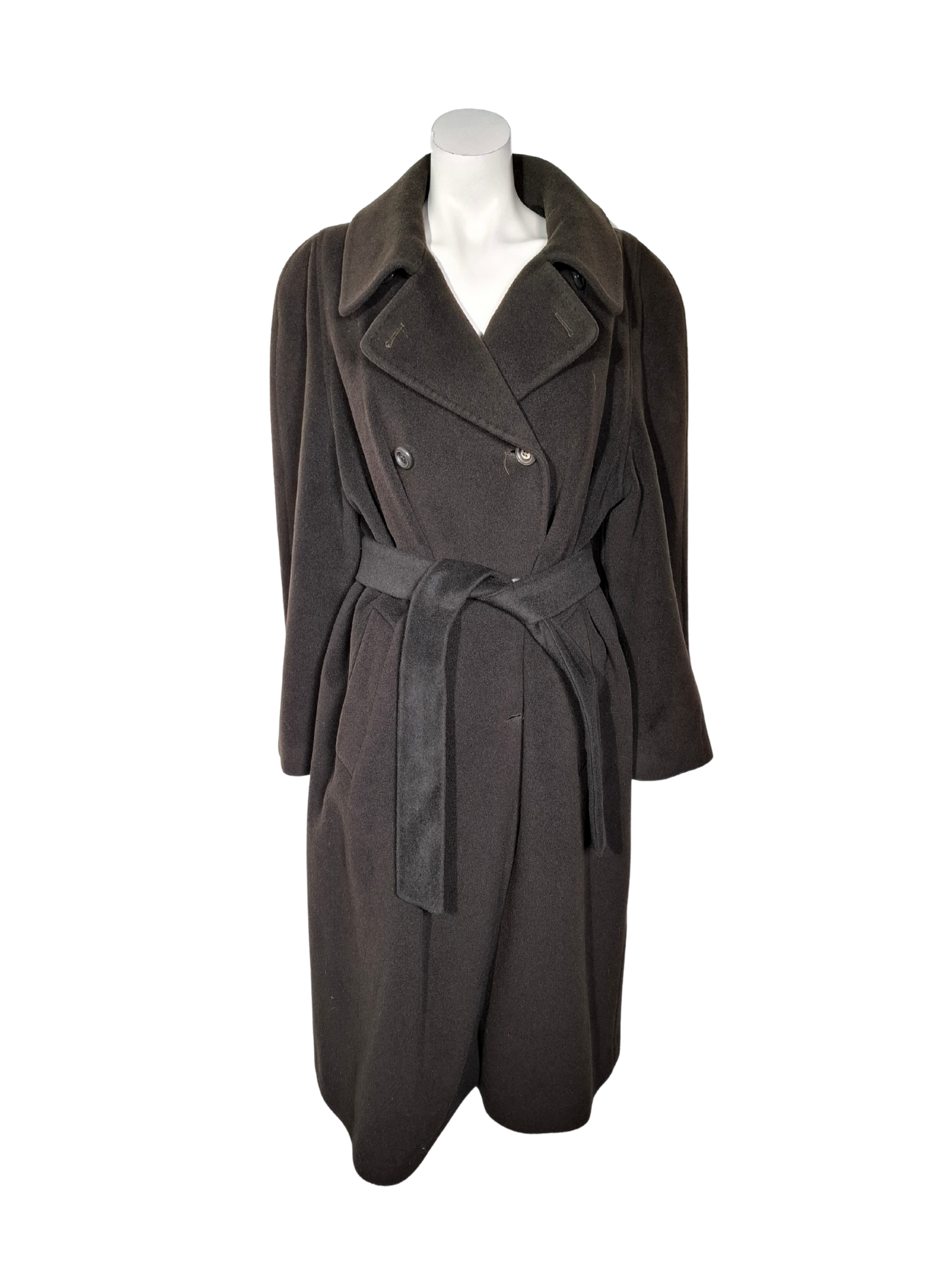 Žalias LANA SUPERFINE paltas, XL