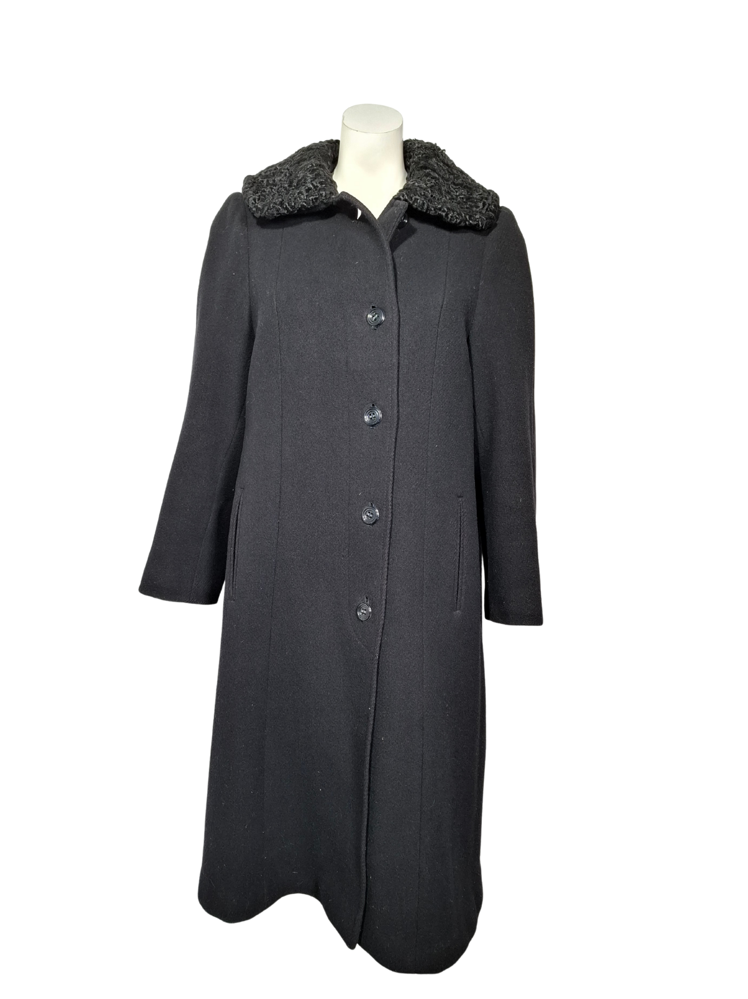 Juodas LELIJA paltas, M