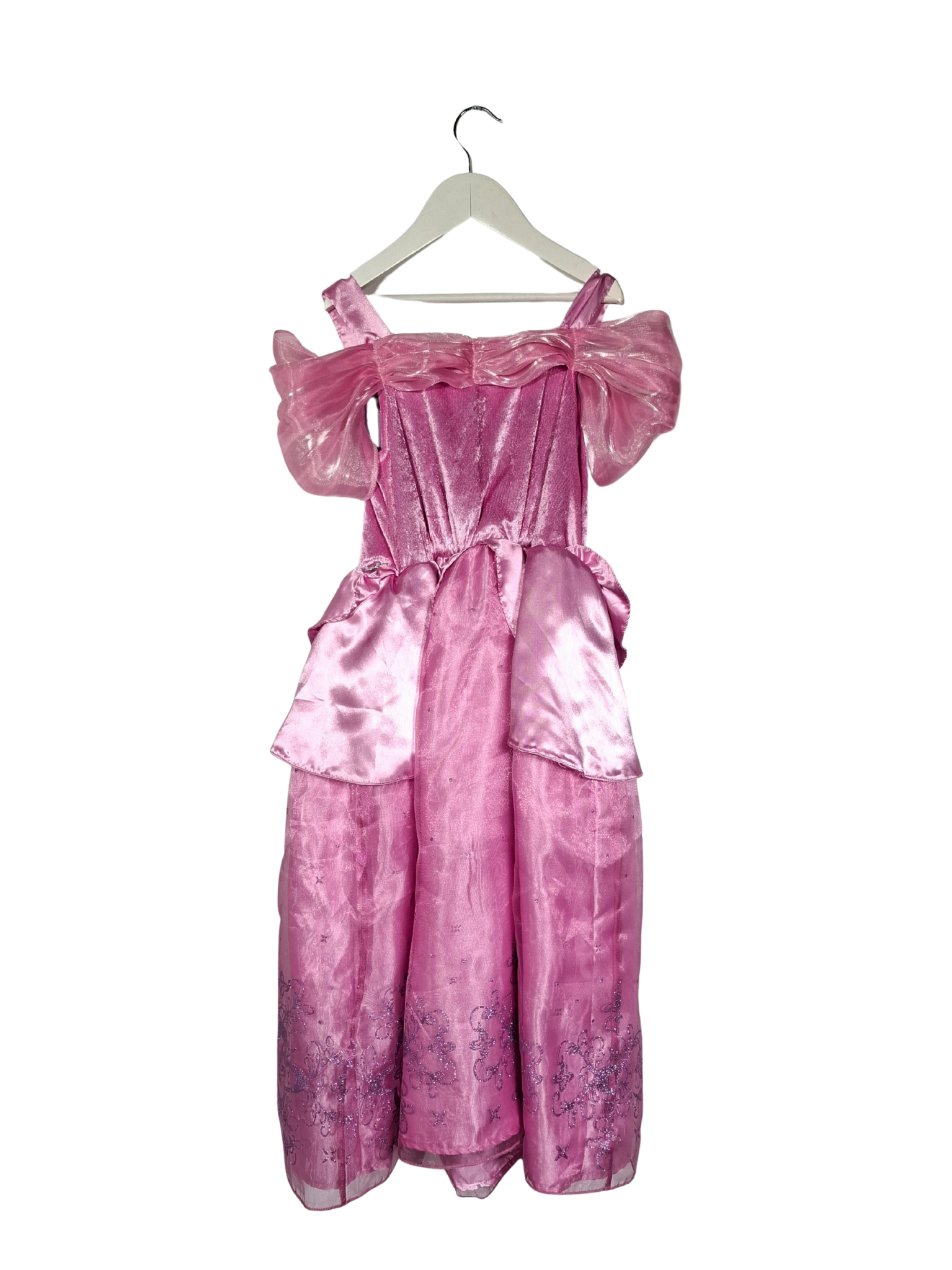 Rožinė vaikiška suknelė, 6-7m.