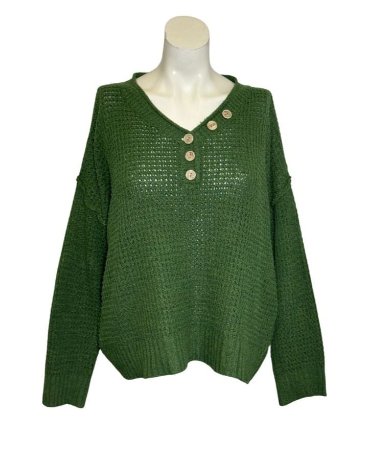Žalias SHEIN megztinis, M