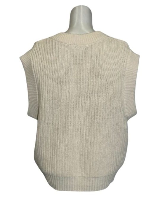 Smėlio spalvos megzta GINA TRICOT liemenė, S