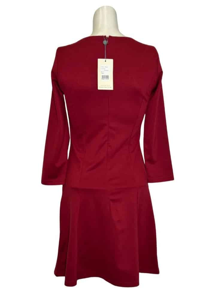 Bordo spalvos YUNI suknelė, XS/S