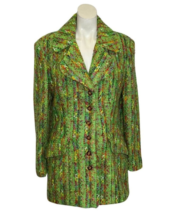 Žalias tvido švarkas, M