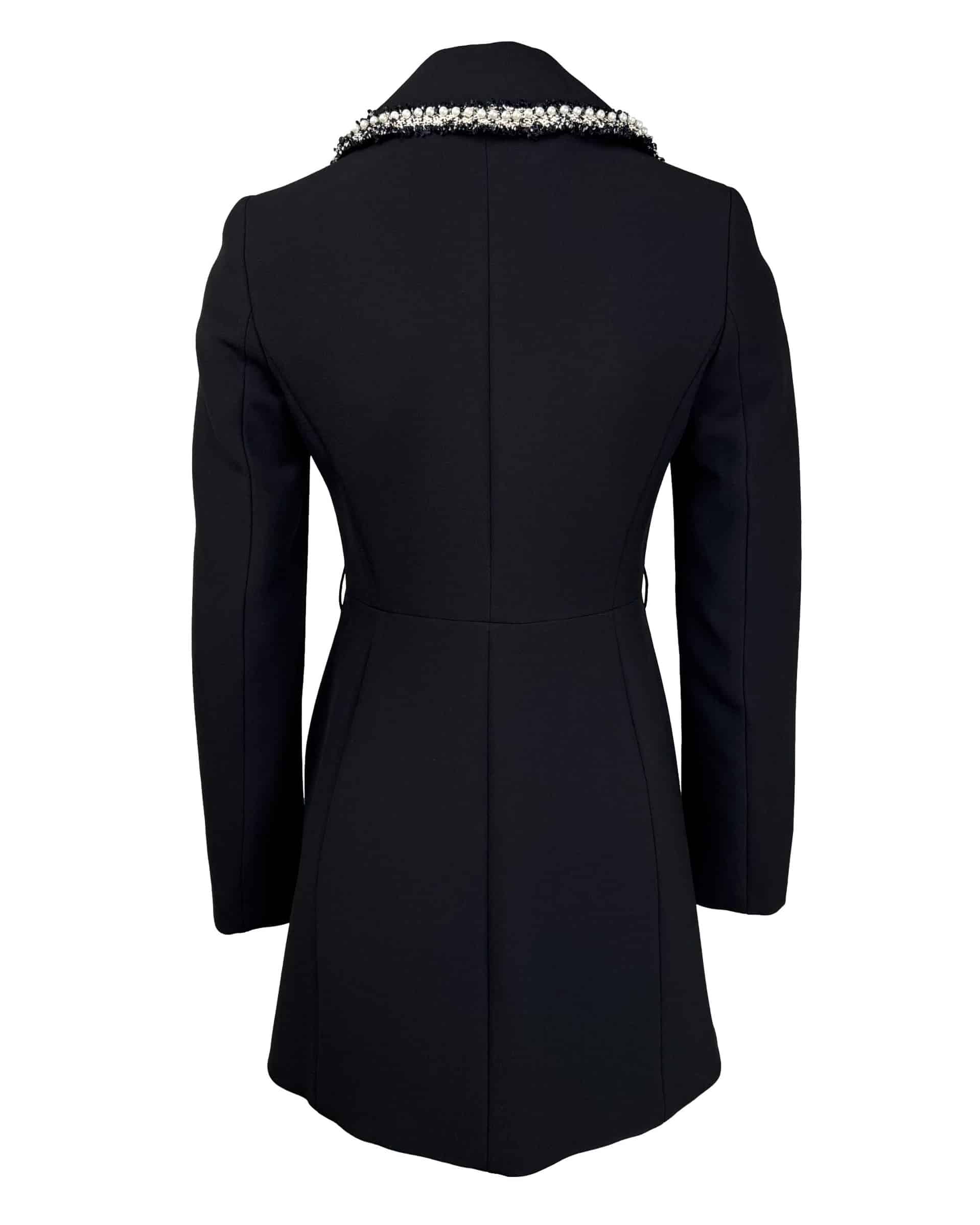 Juodas ZARA paltas, XS