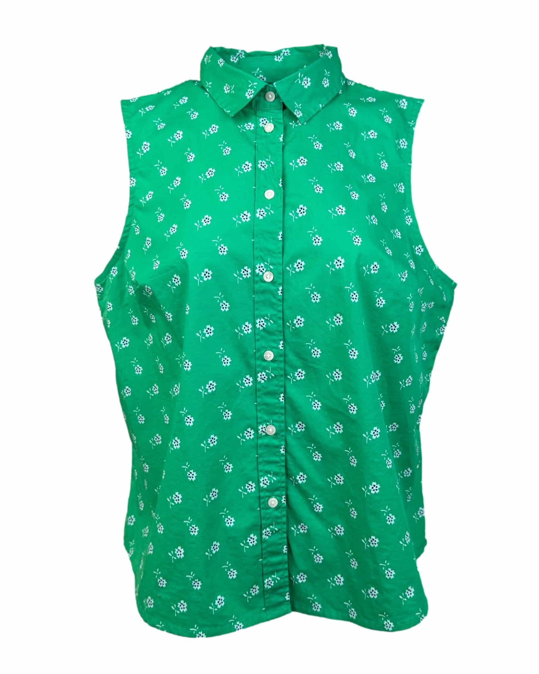 Žali gėlėti J.CREW marškiniai, L