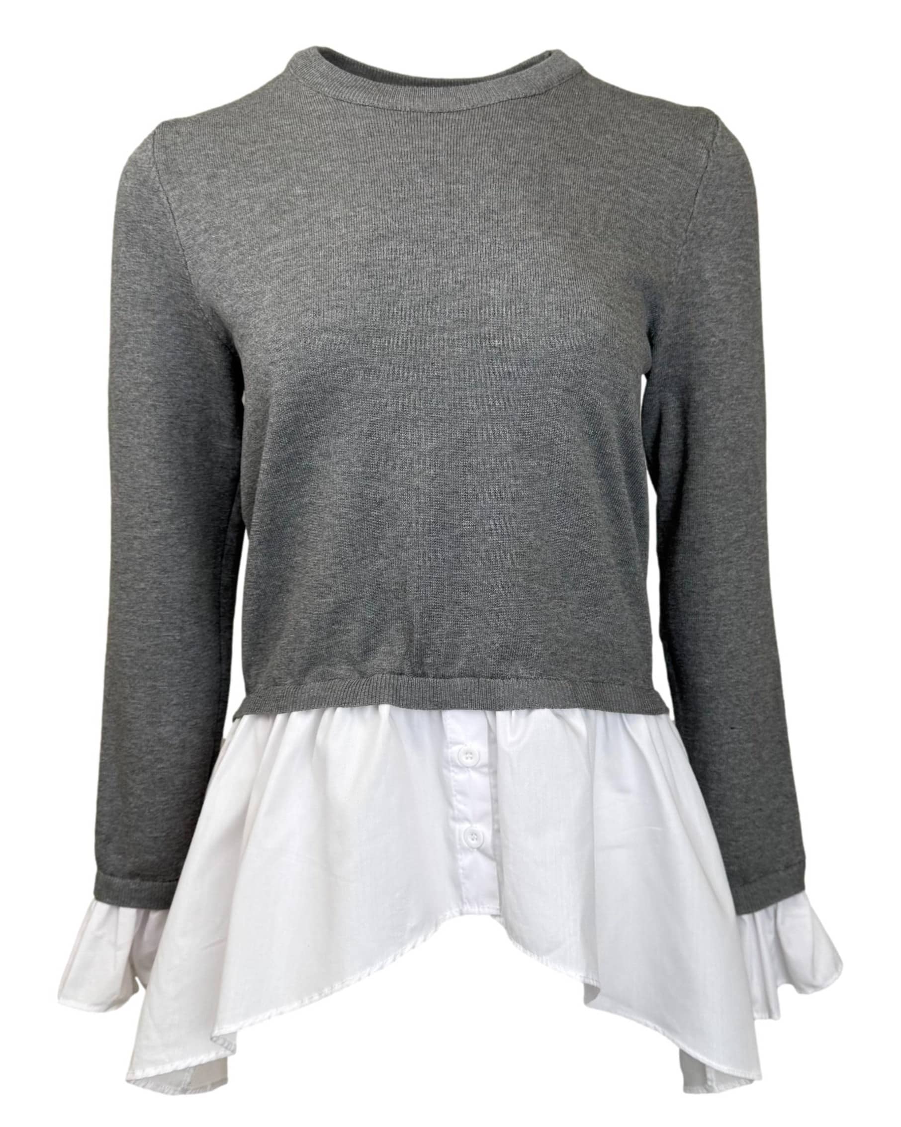 Pilkas NEW LOOK megztinis, S