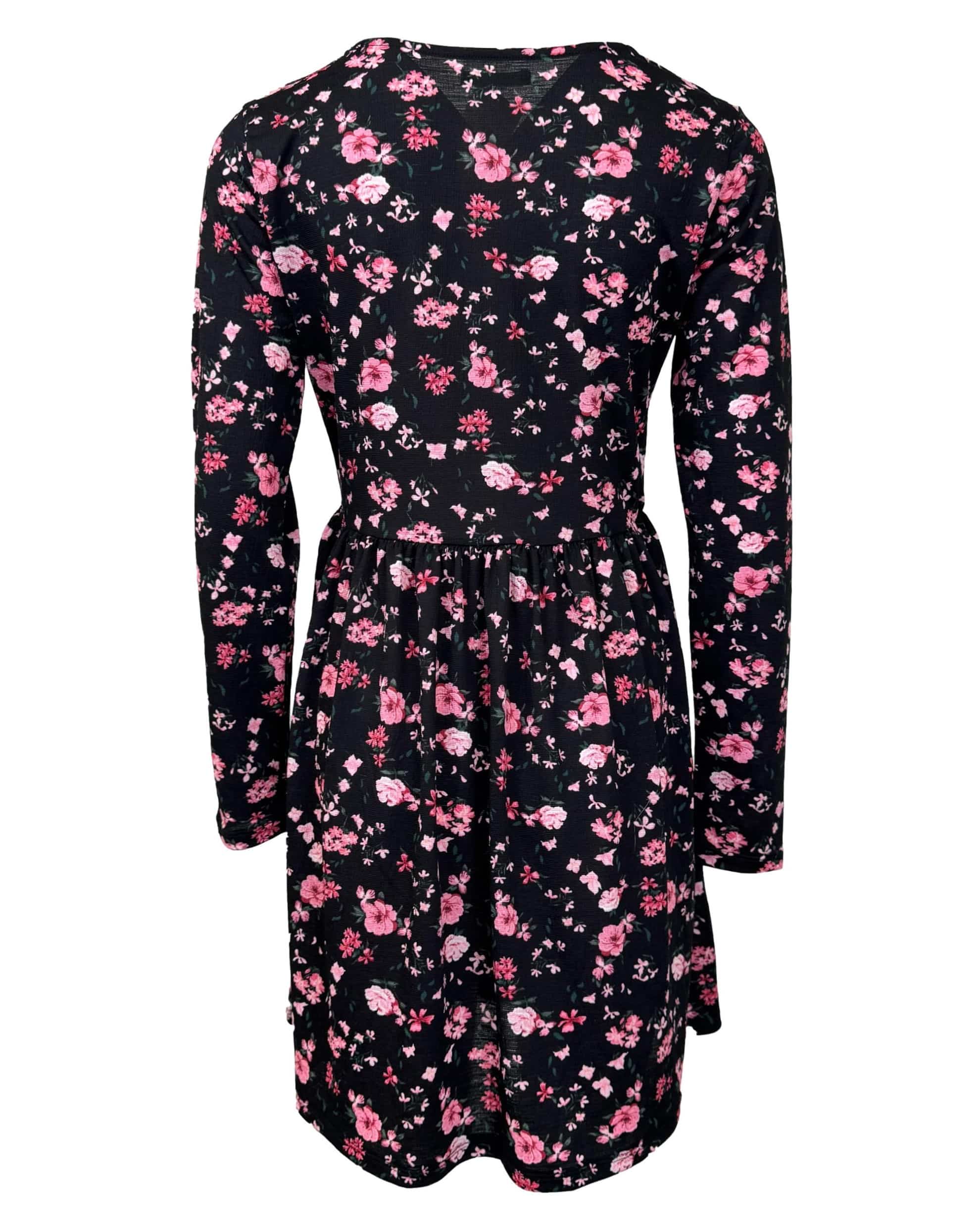 Juoda gėlėta CROPP suknelė, M