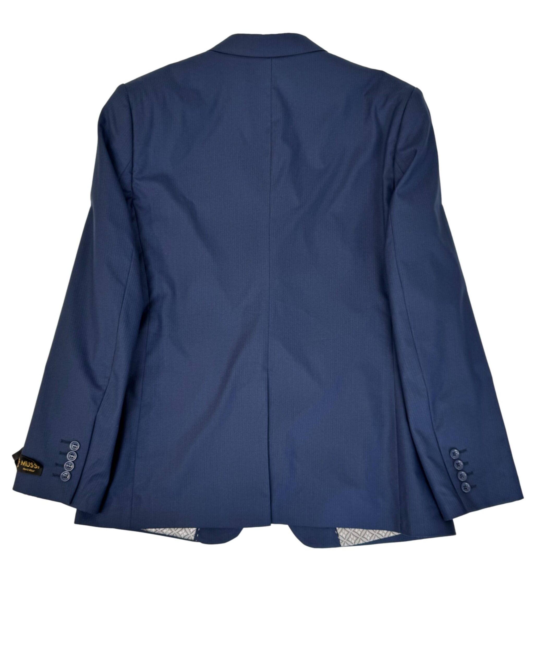 Mėlynas vilnos mišinio vyriškas MUSSI švarkas, L, NAUJAS