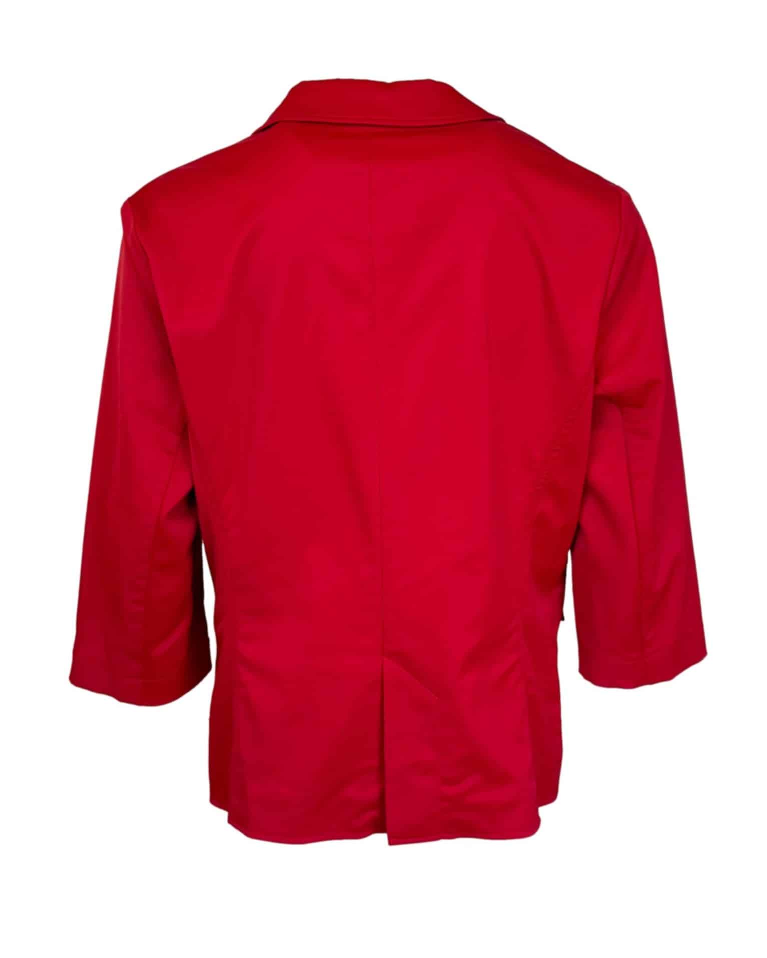 Raudonas vintažinis DAINAVA švarkas, L, NAUJAS
