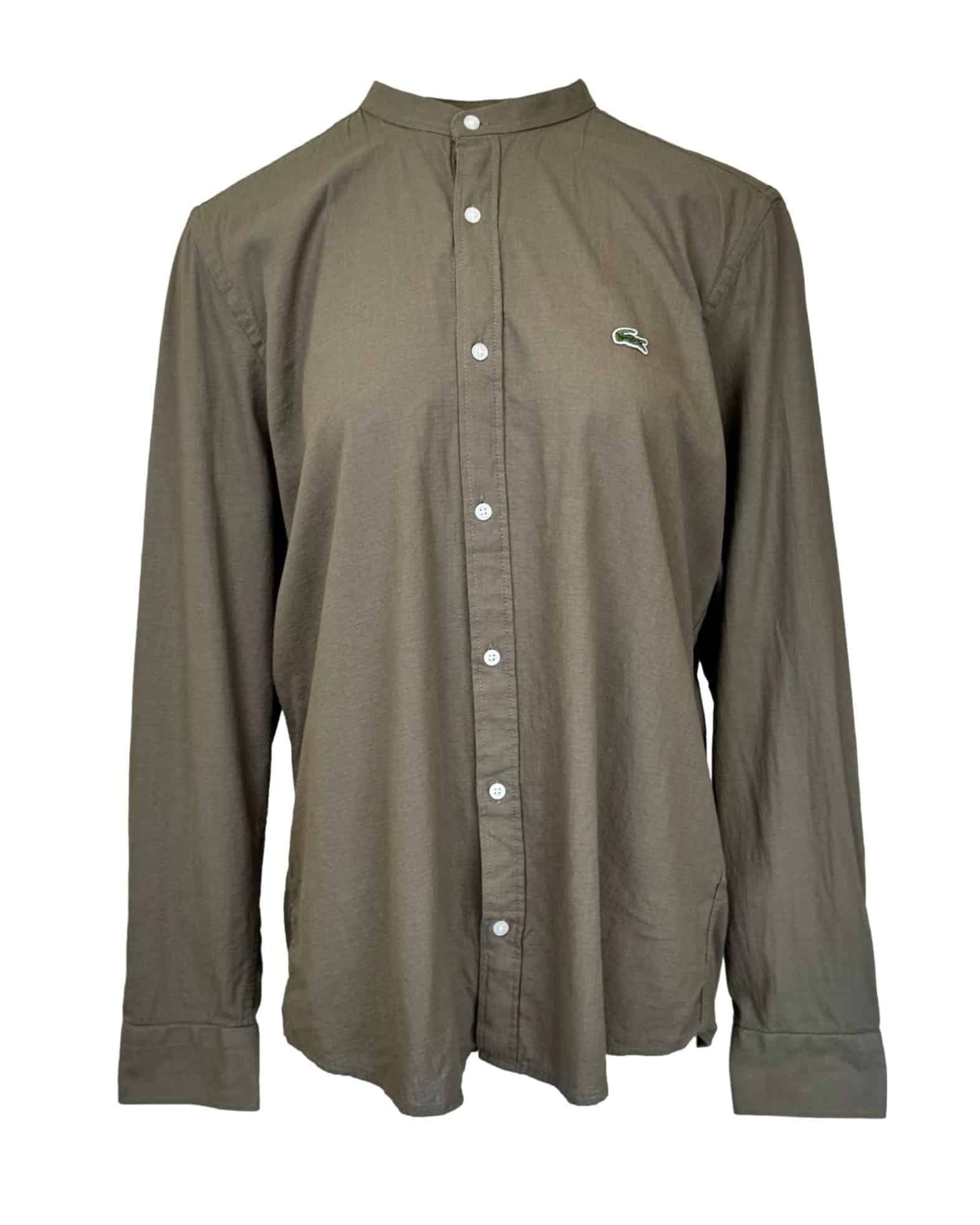 Chaki spalvos LACOSTE marškiniai, XL