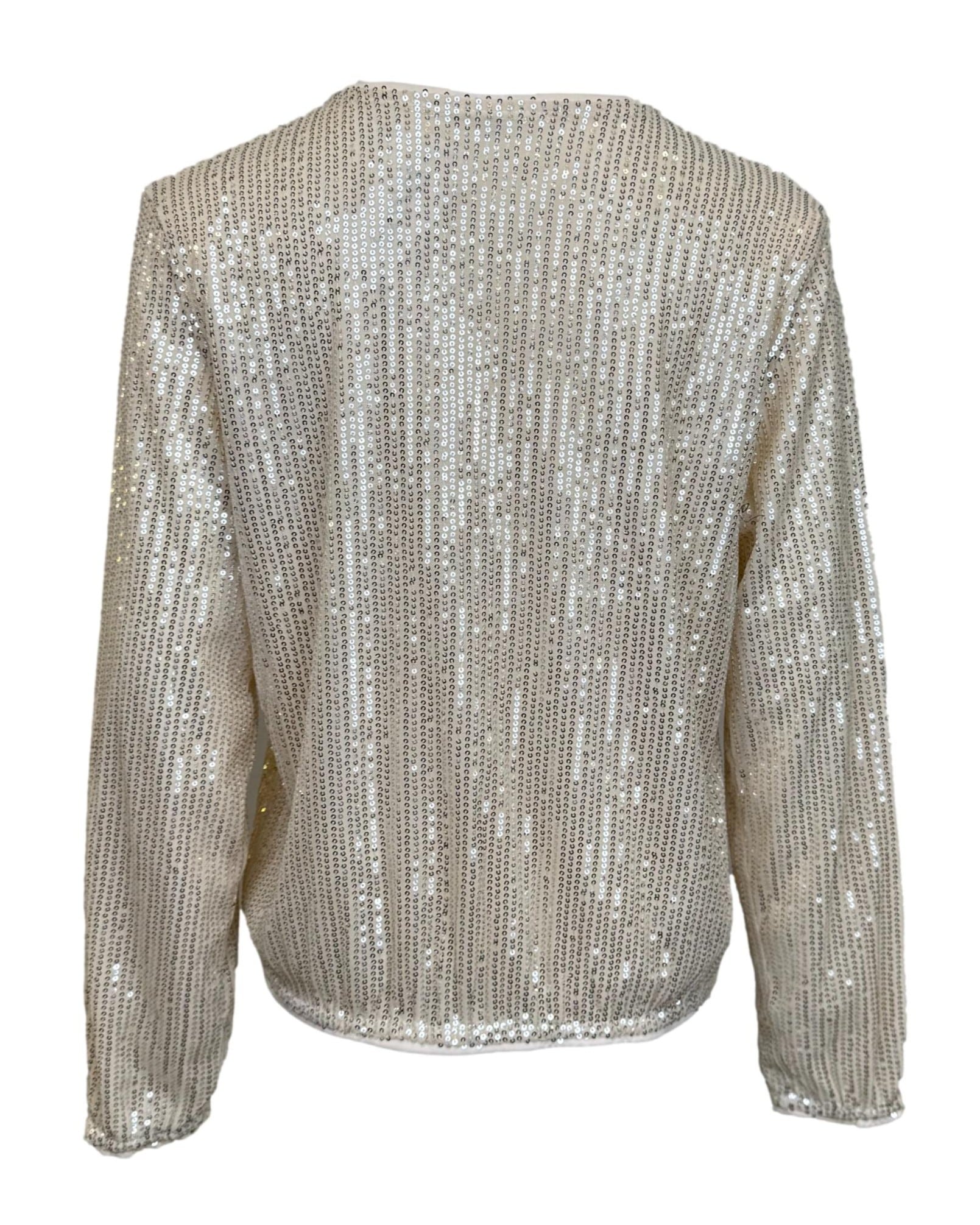 Smėlio spalvos blizgus džemperis , M