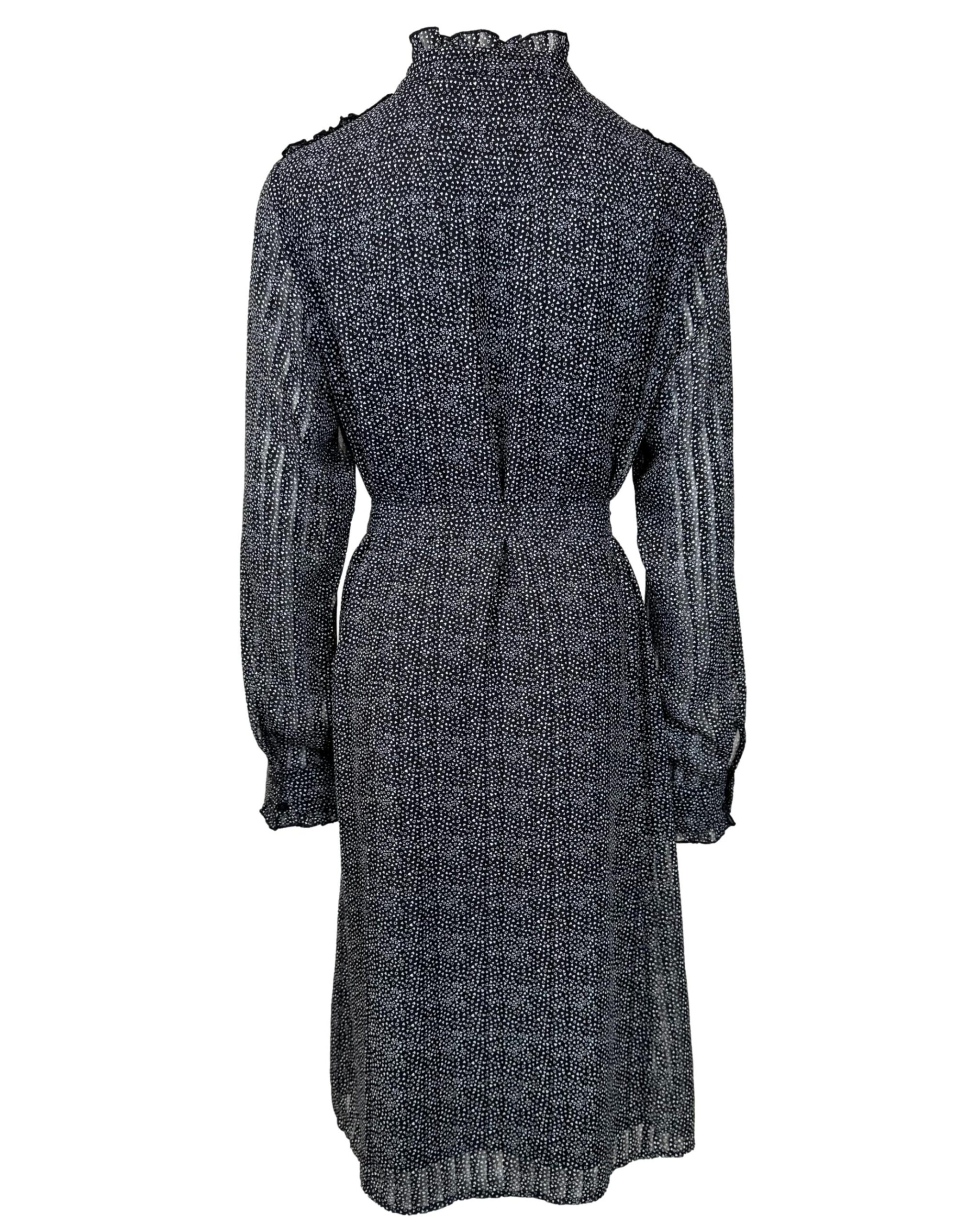 Juoda raštuota STEPS suknelė, XL