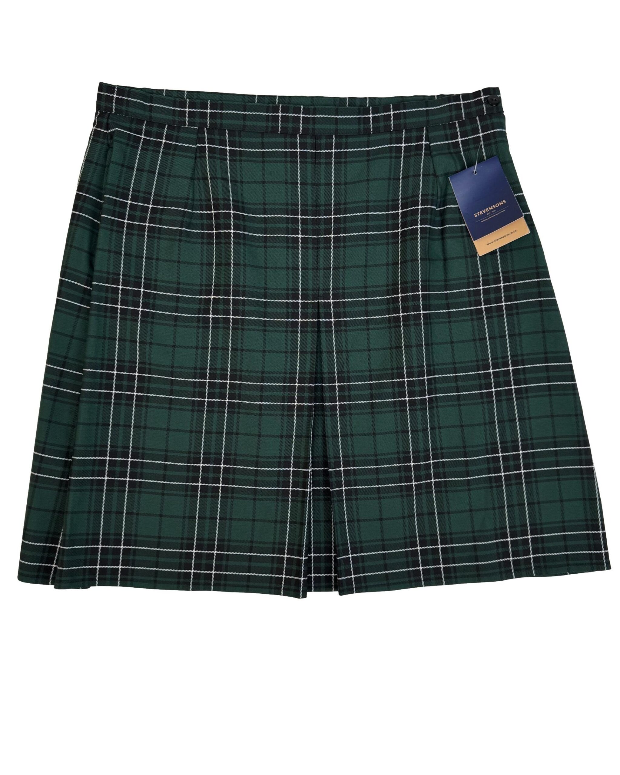 Žalias languotas STEVENSONS sijonas, XXL, NAUJAS