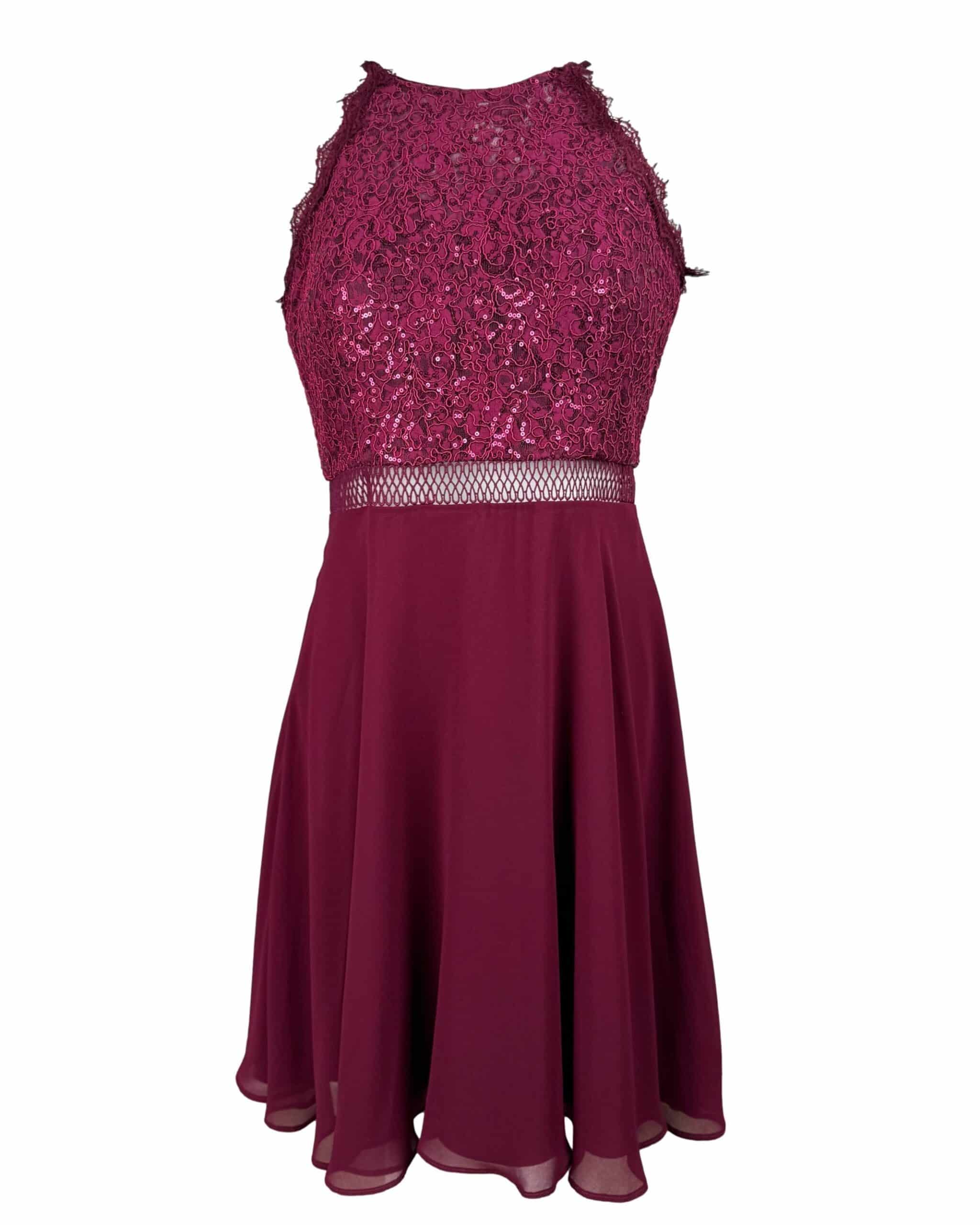 Bordo spalvos VERA MONT suknelė, M, NAUJA