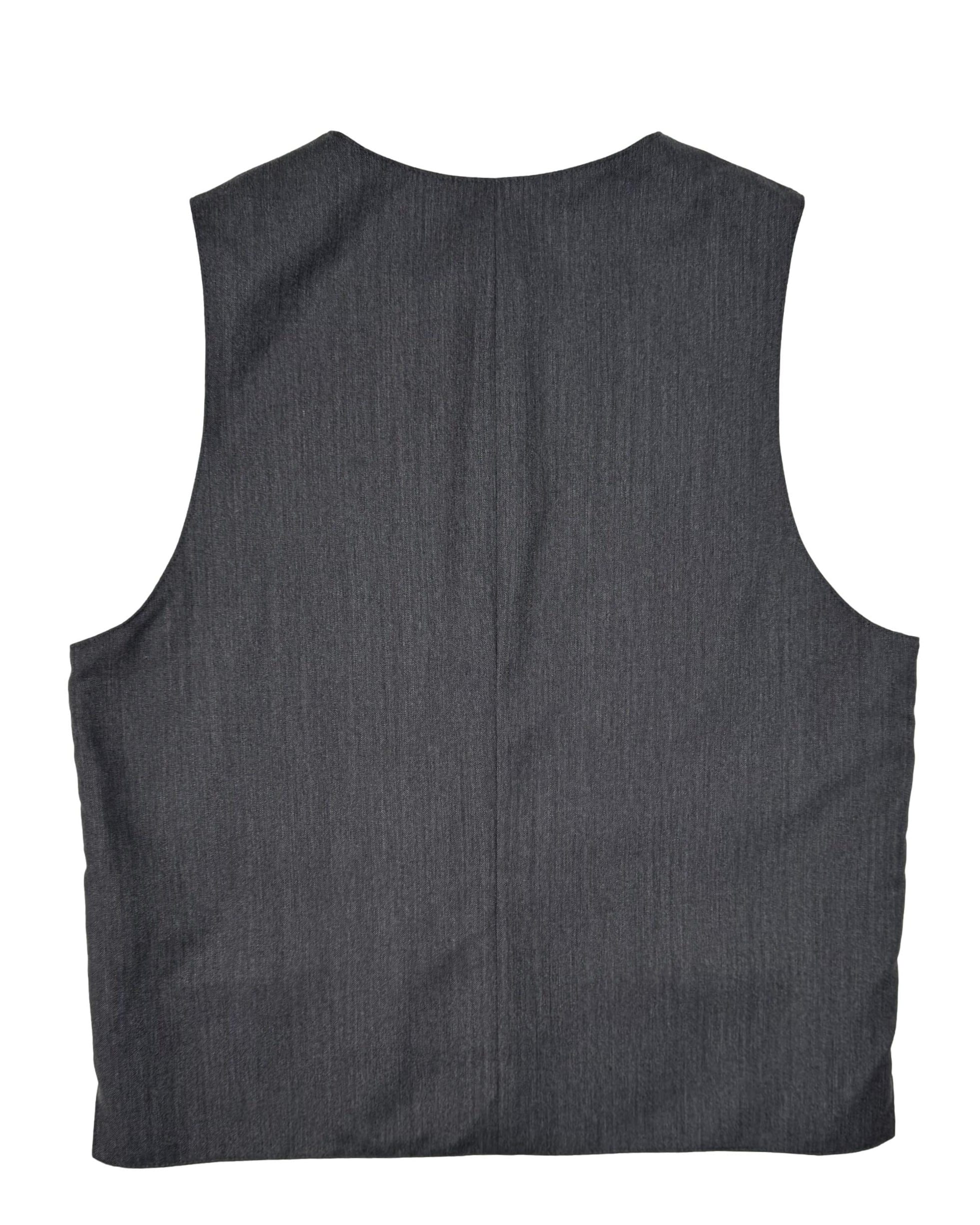 Pilka vilnonė vaikiška LELIJA liemenė, 164 cm, NAUJA