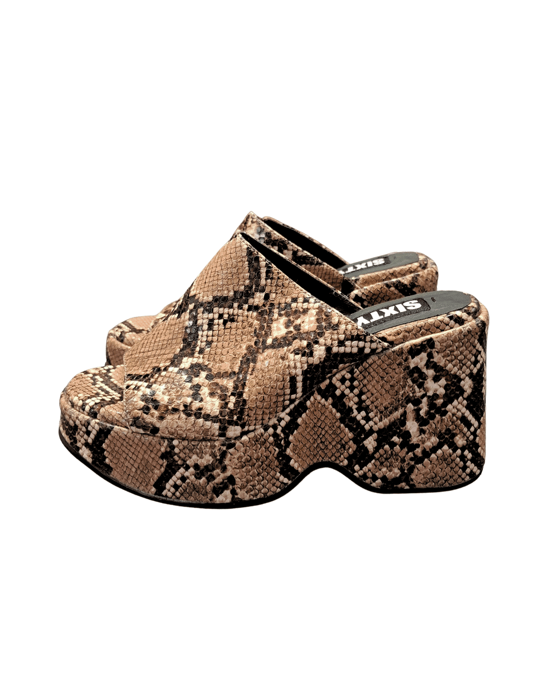 Gyvatės odos rašto SIXTYSEVEN batai, 37 dydis