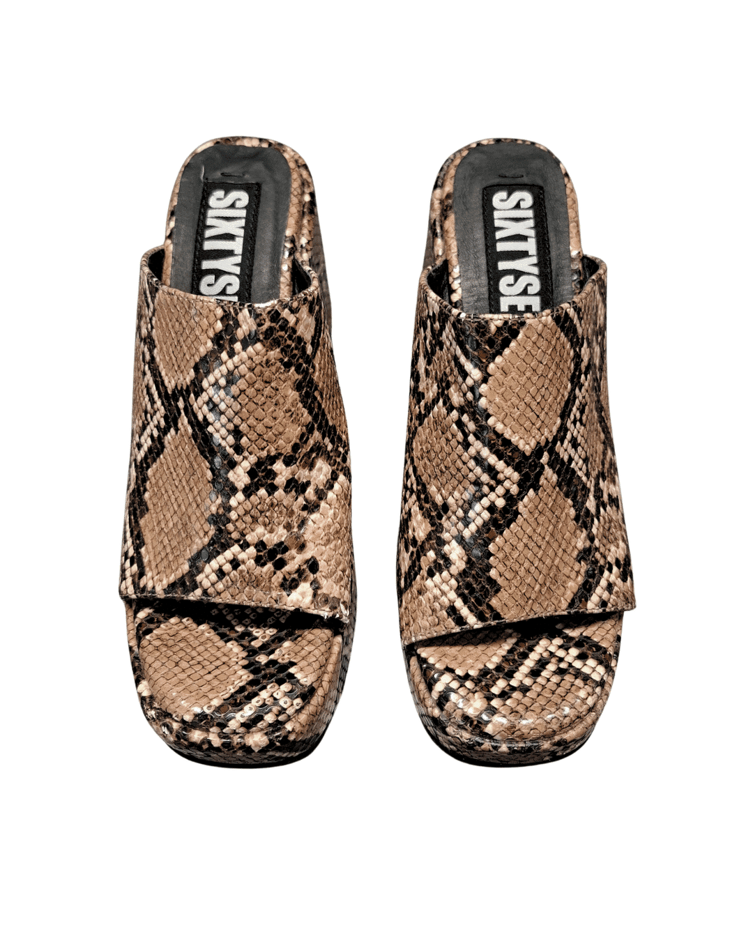 Gyvatės odos rašto SIXTYSEVEN batai, 37 dydis