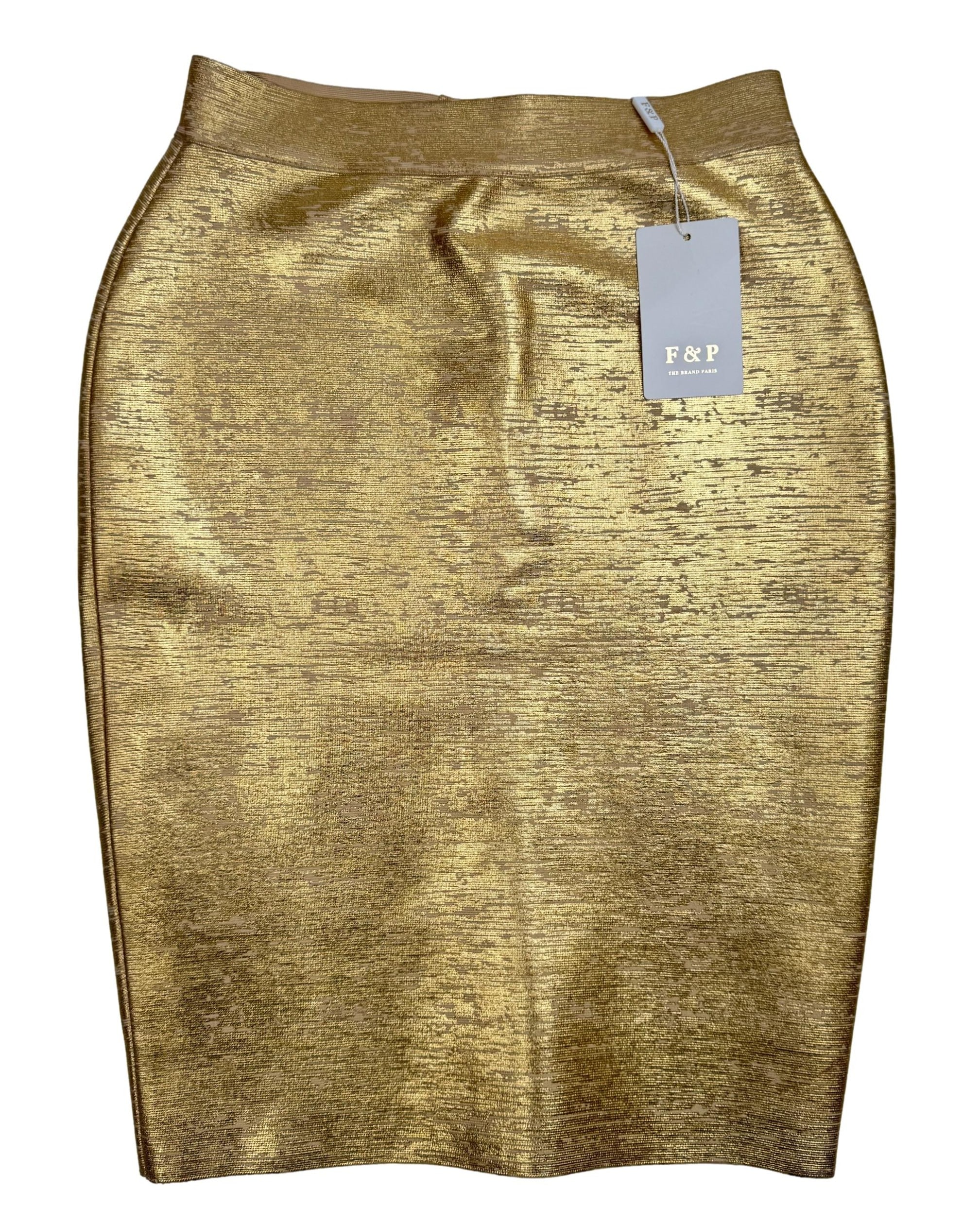 Aukso spalvos F&P sijonas, S, NAUJAS