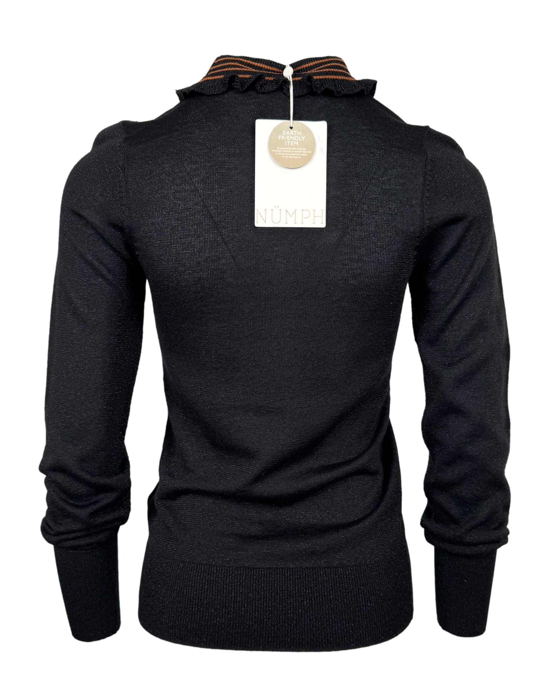 Juodas NUMPH megztinis, XXS, NAUJAS
