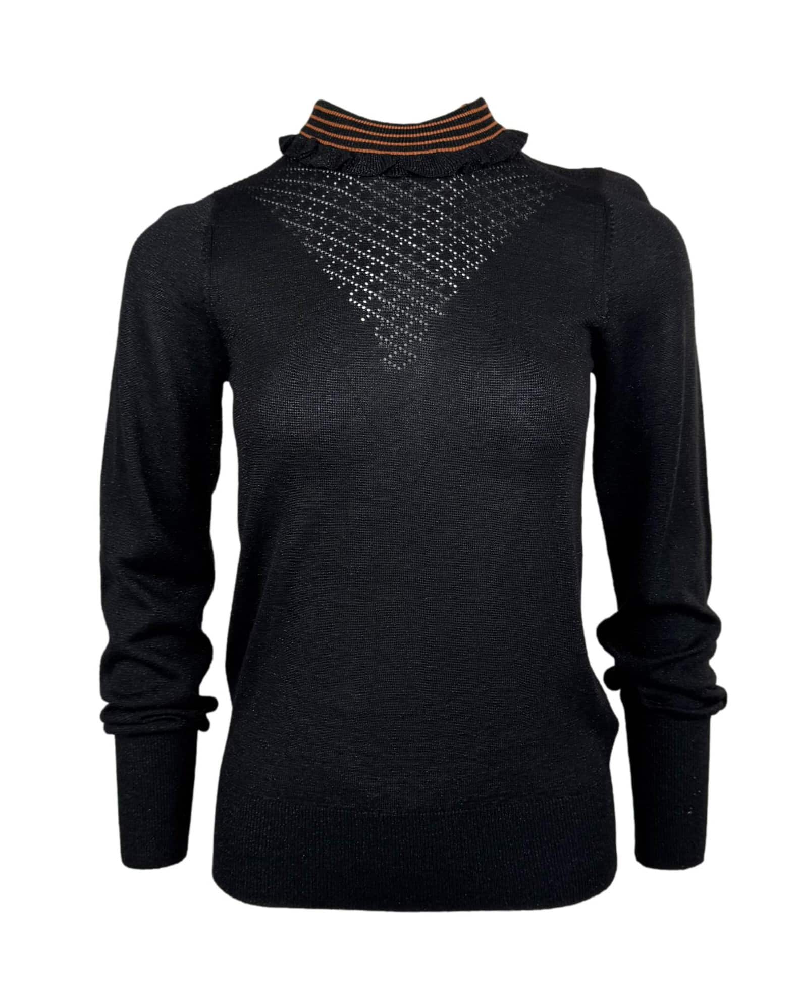 Juodas NUMPH megztinis, XXS, NAUJAS