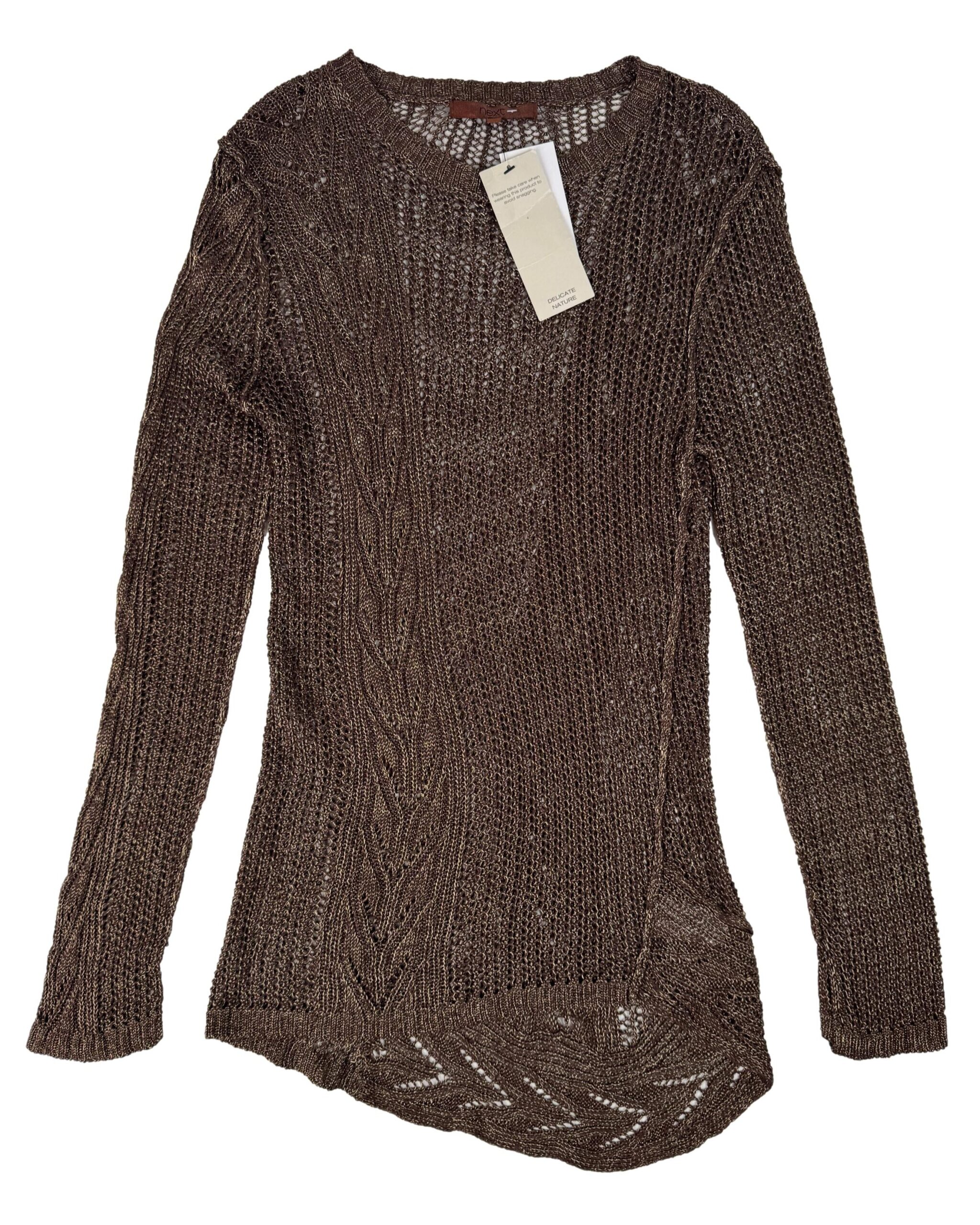 Rudas NEXT megztinis, M, NAUJAS