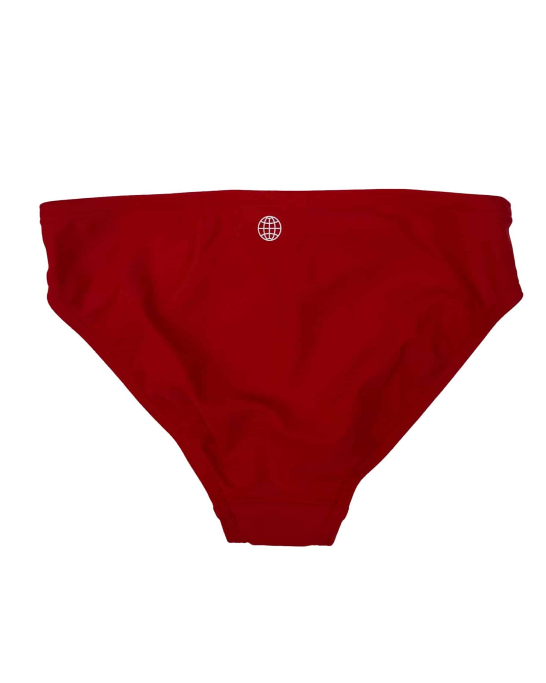 Raudonos vaikiškos ADIDAS maudymosi kelnaitės, 5-6m. NAUJOS