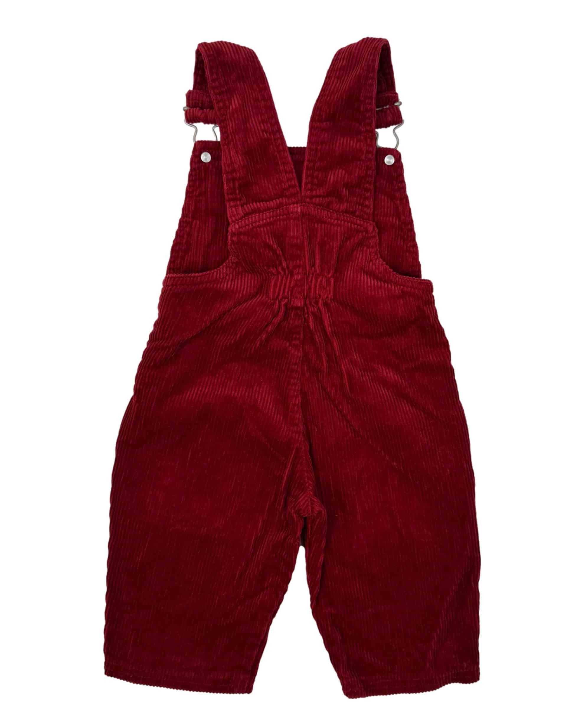 Raudonas vaikiškas SUGARCLUB kombinezonas, 3-6 mėn.