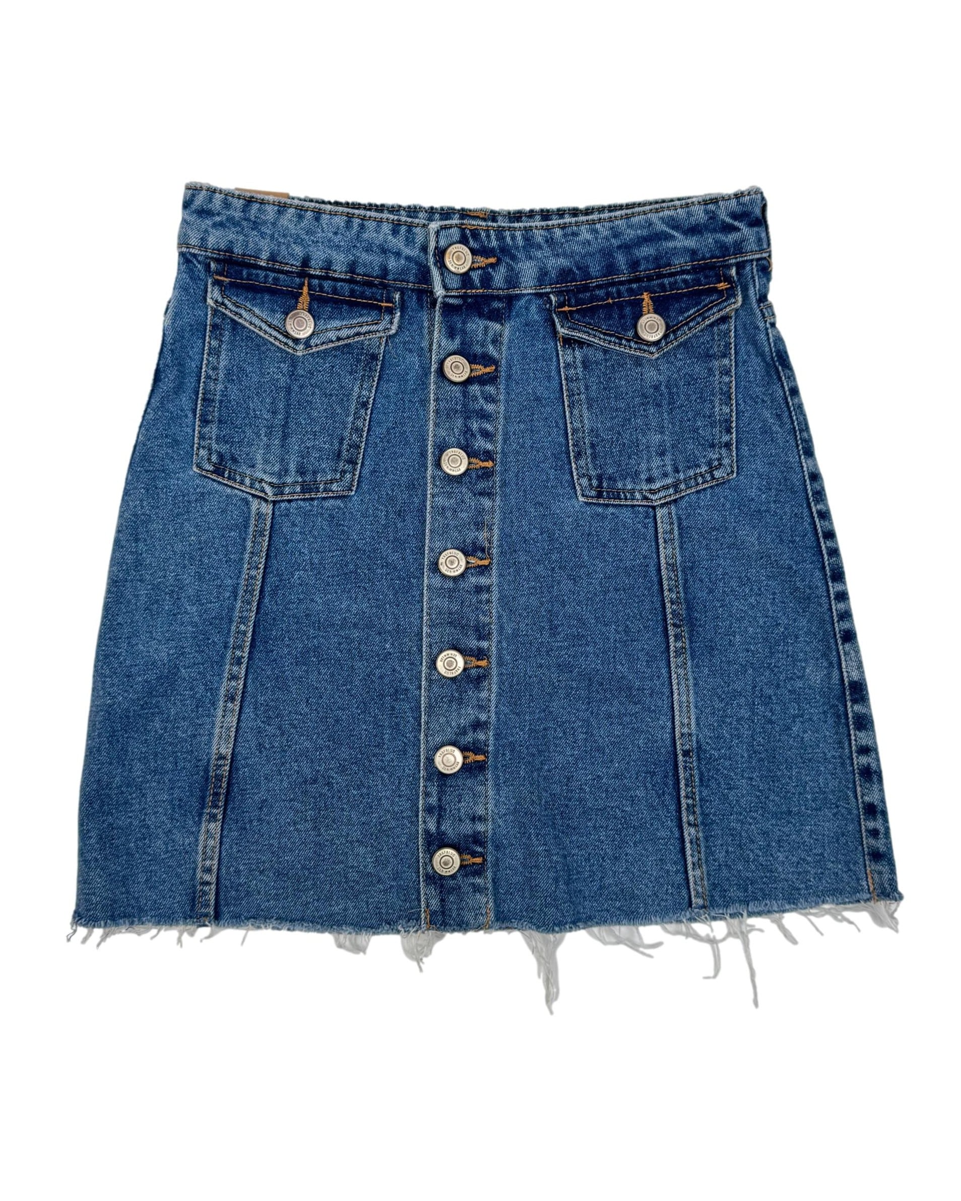 Mėlynas džinsinis TRAFALUC sijonas, XS