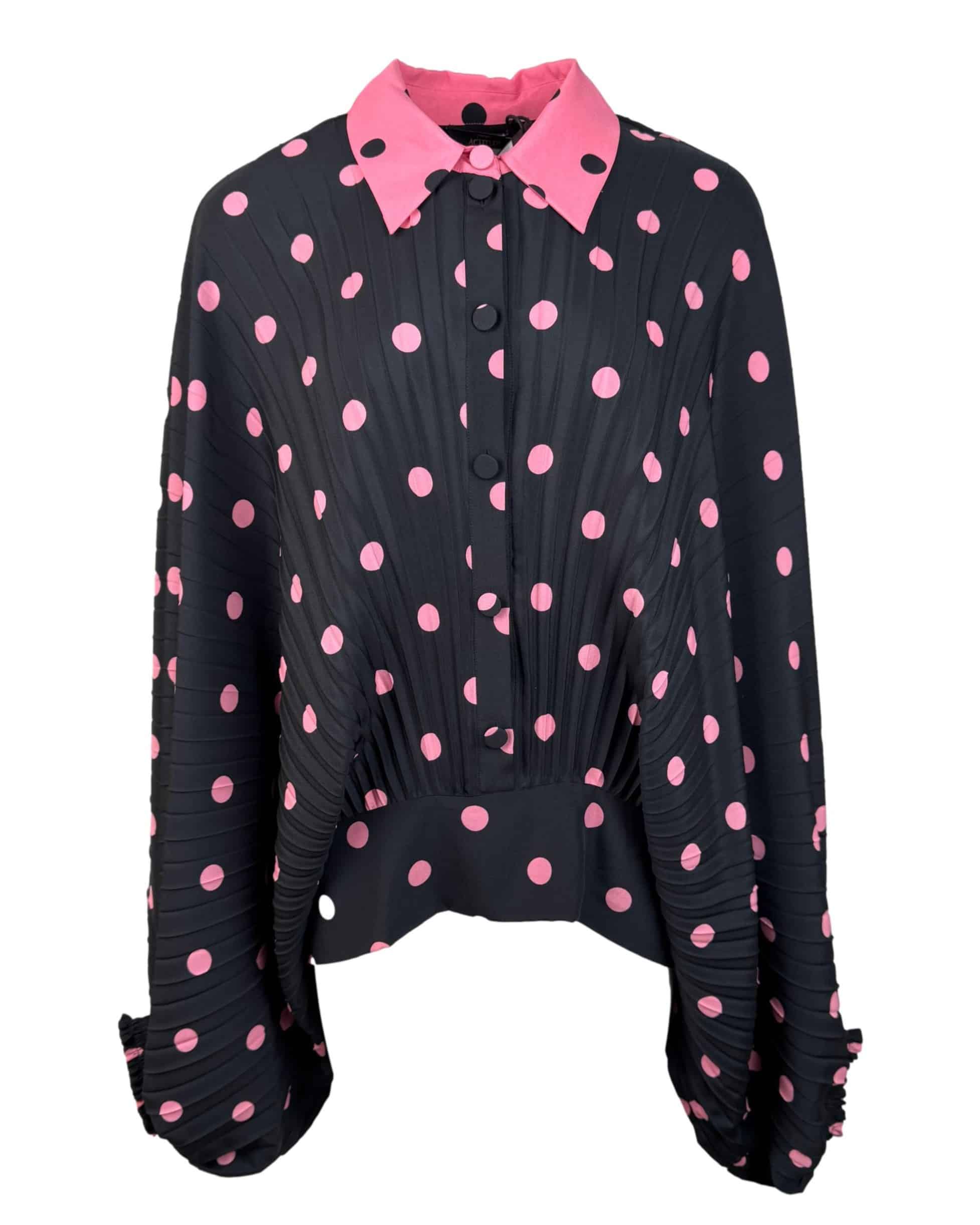Juoda taškuota TWINSET ACTITUDE palaidinė, XL, NAUJA