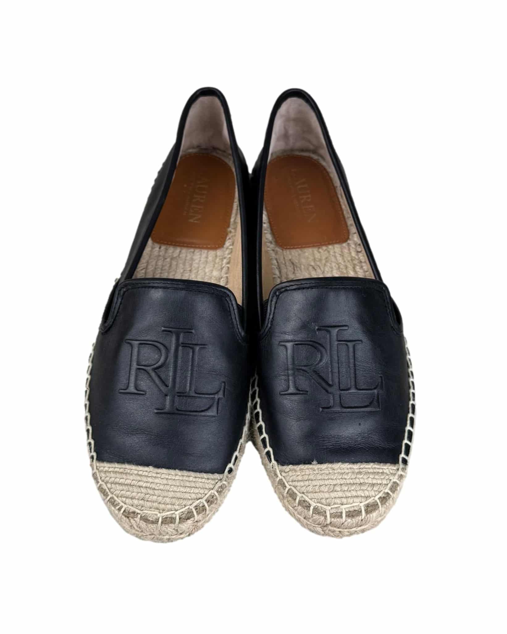 Juodi odiniai RALPH LAUREN batai, 38