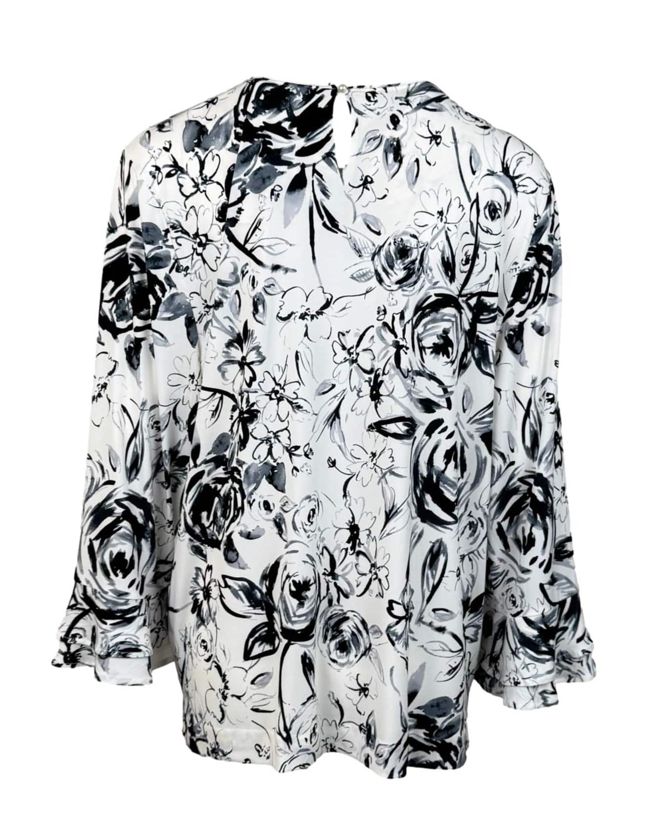 Balta raštuota KARL LAGERFELD palaidinė, XL