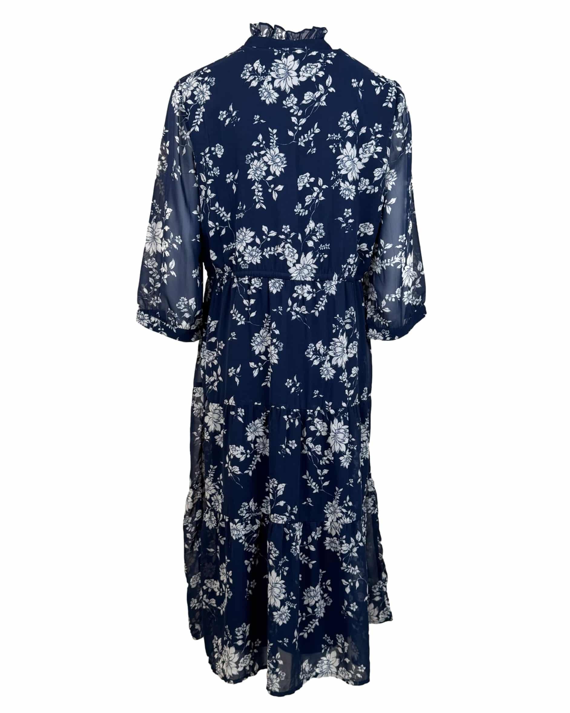 Mėlyna gėlėta VERO MODA suknelė, L, NAUJA