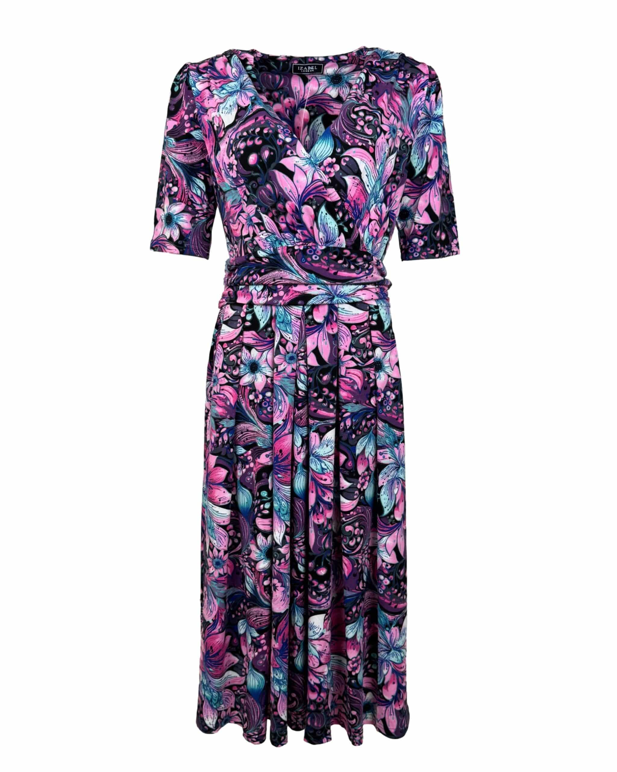 Marga gėlėta IZABEL LONDON suknelė, M