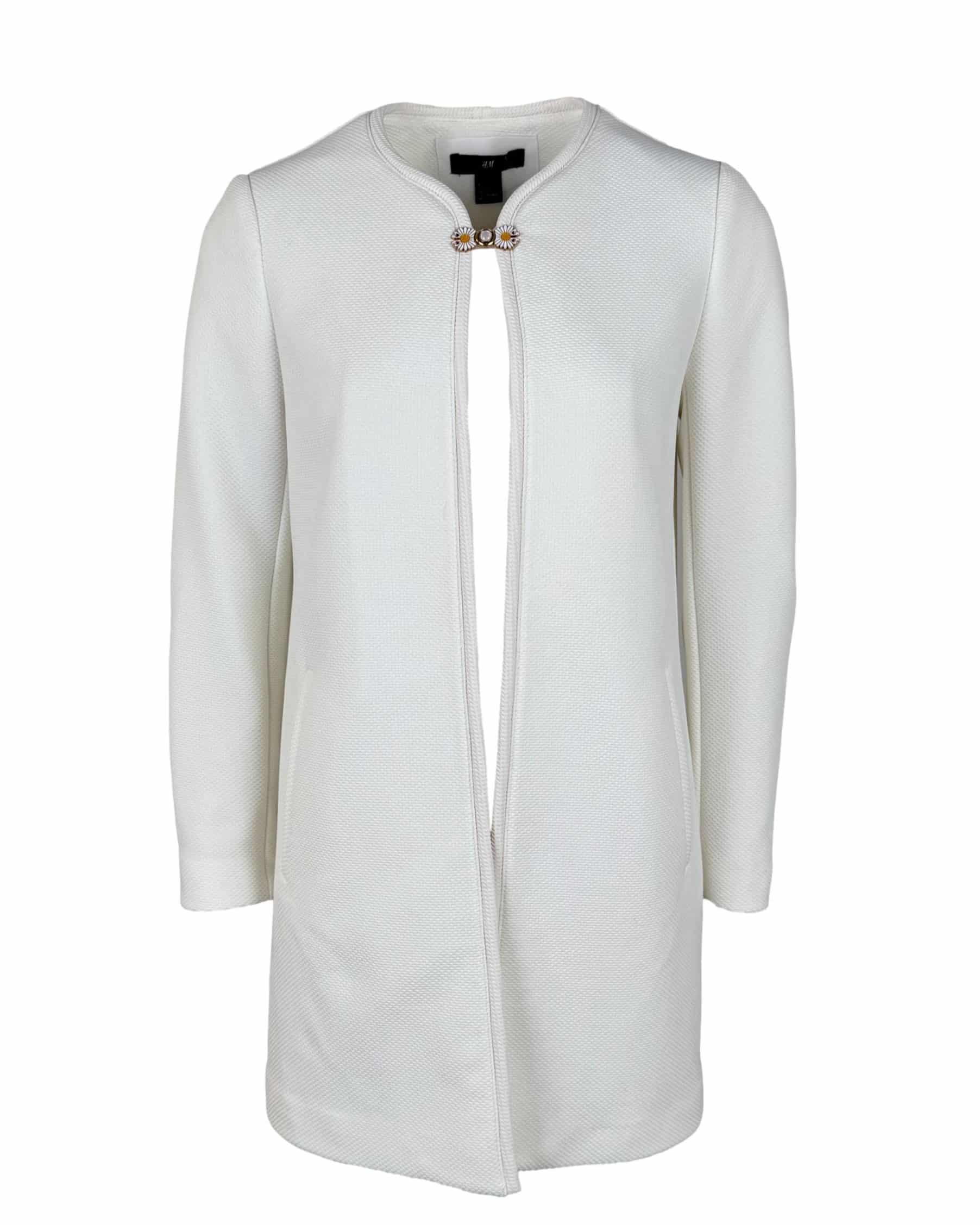 Kreminės spalvos H&M švarkas, S