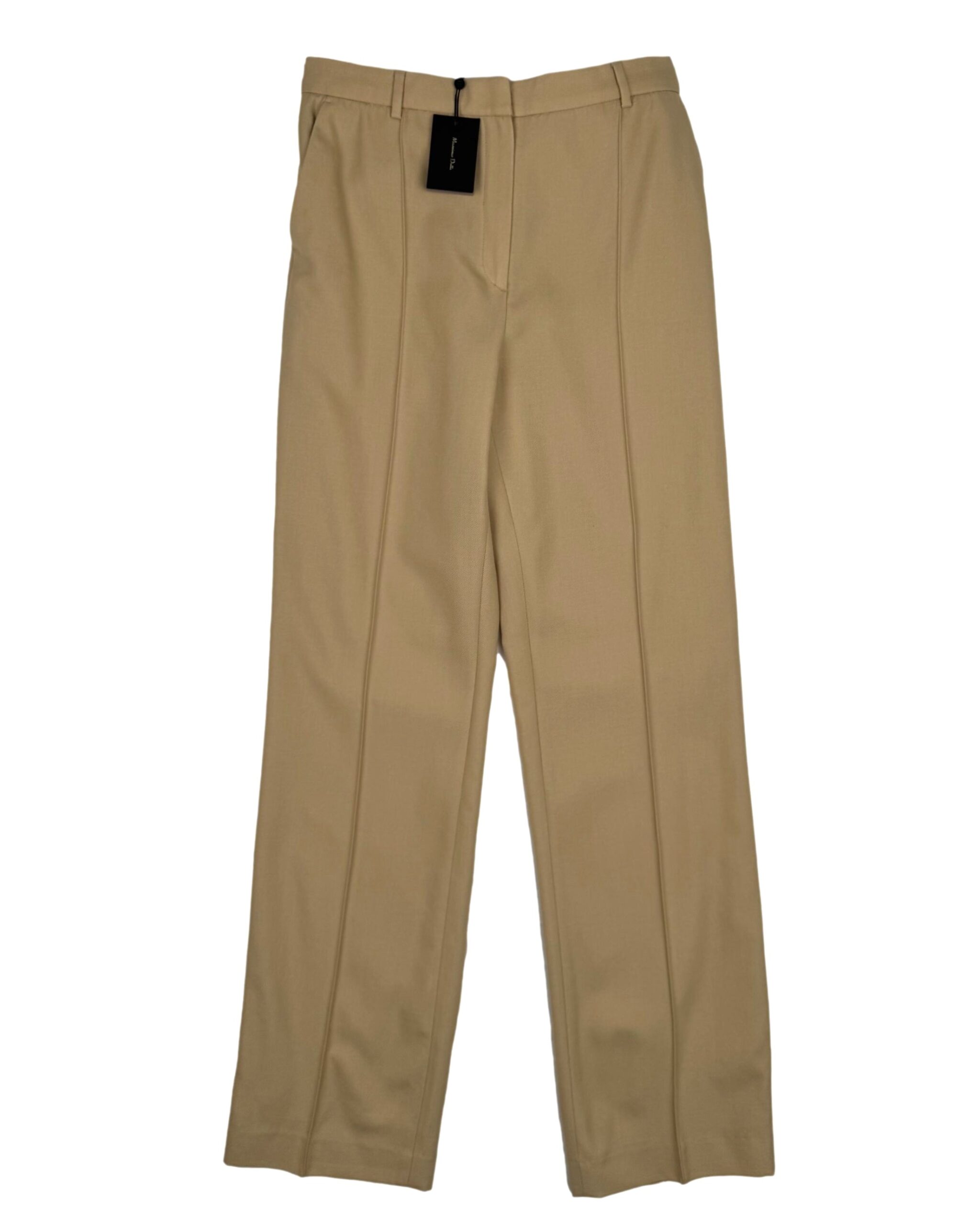 Gelsvos spalvos vilnonės MASSIMO DUTTI kelnės, XL, NAUJOS