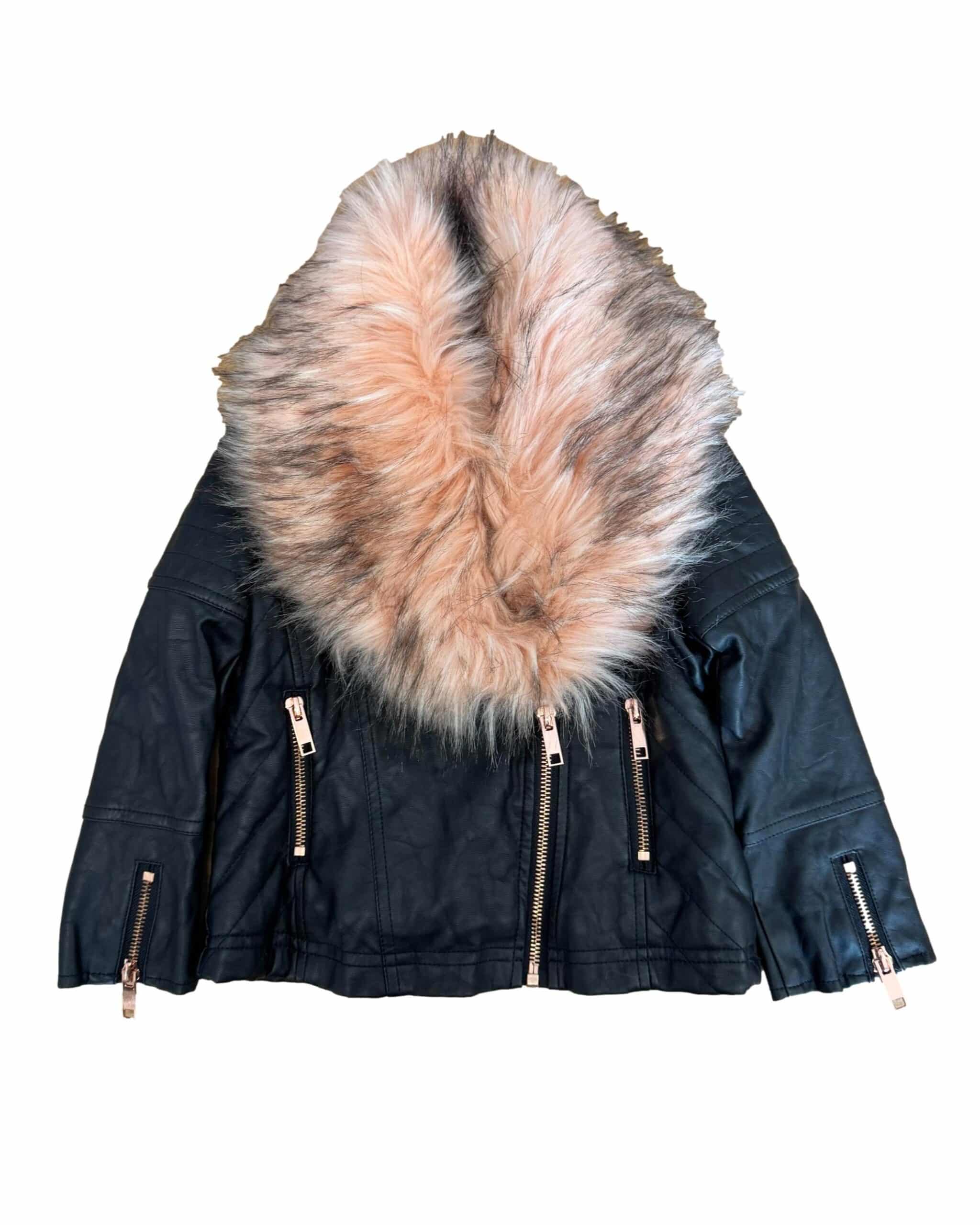 Juoda vaikiška MATALAN striukė, 4 m.