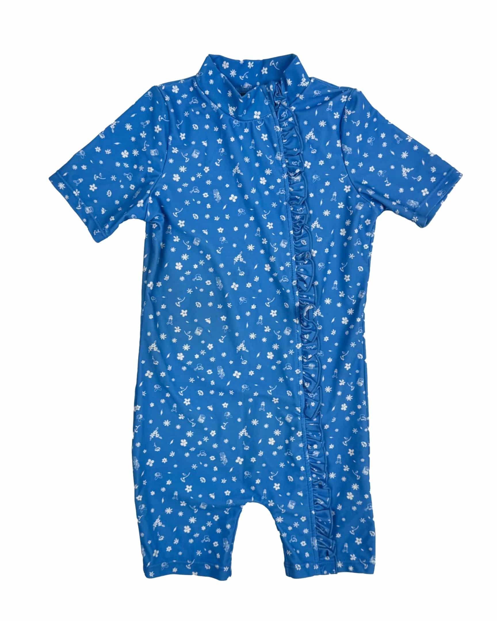 Mėlynas vaikiškas MOTHERCARE maudymosi kostiumėlis, 104 cm.