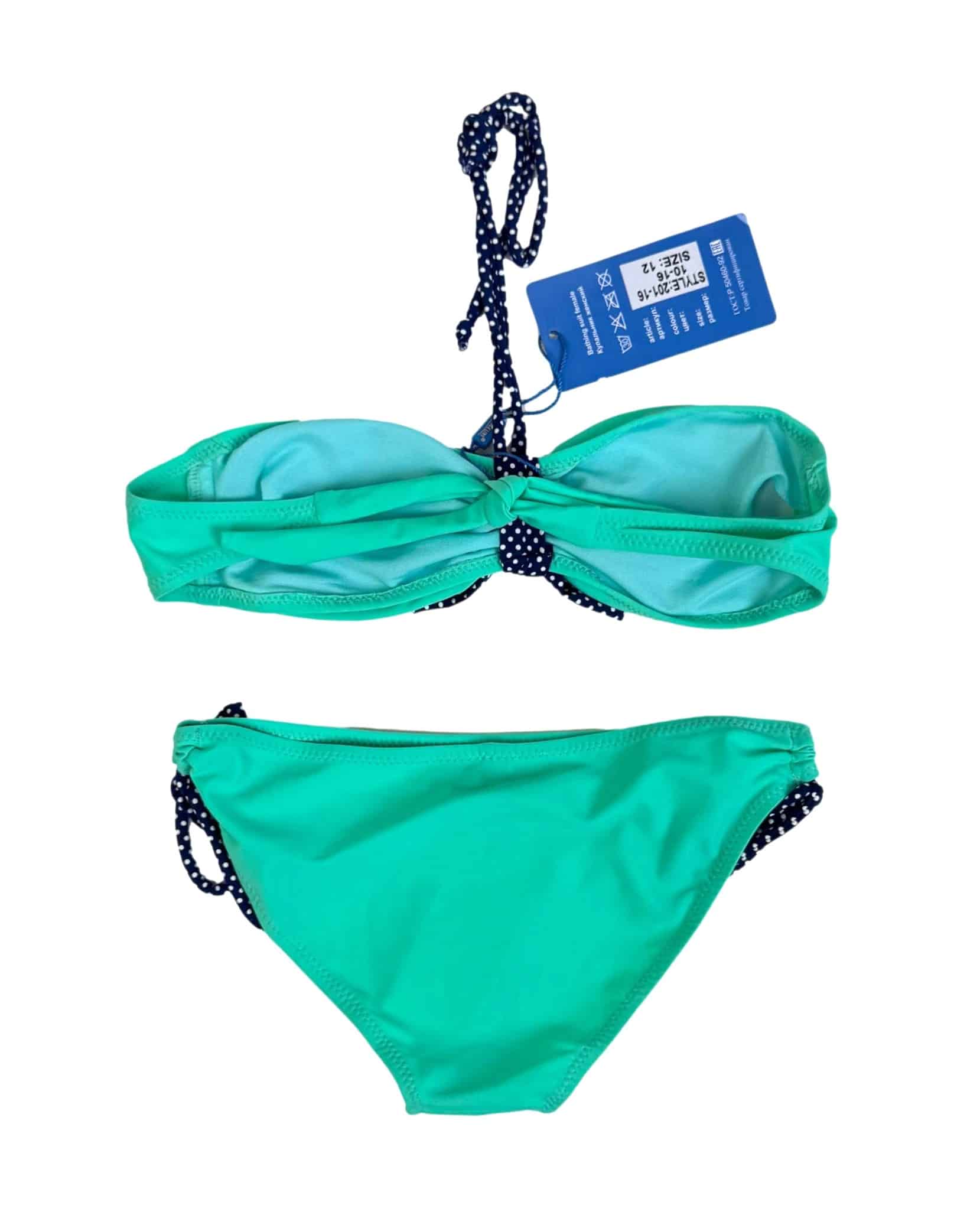 Žalias vaikiškas RIVAGE LINE maudymosi kostiumėlis, 12 m, NAUJAS