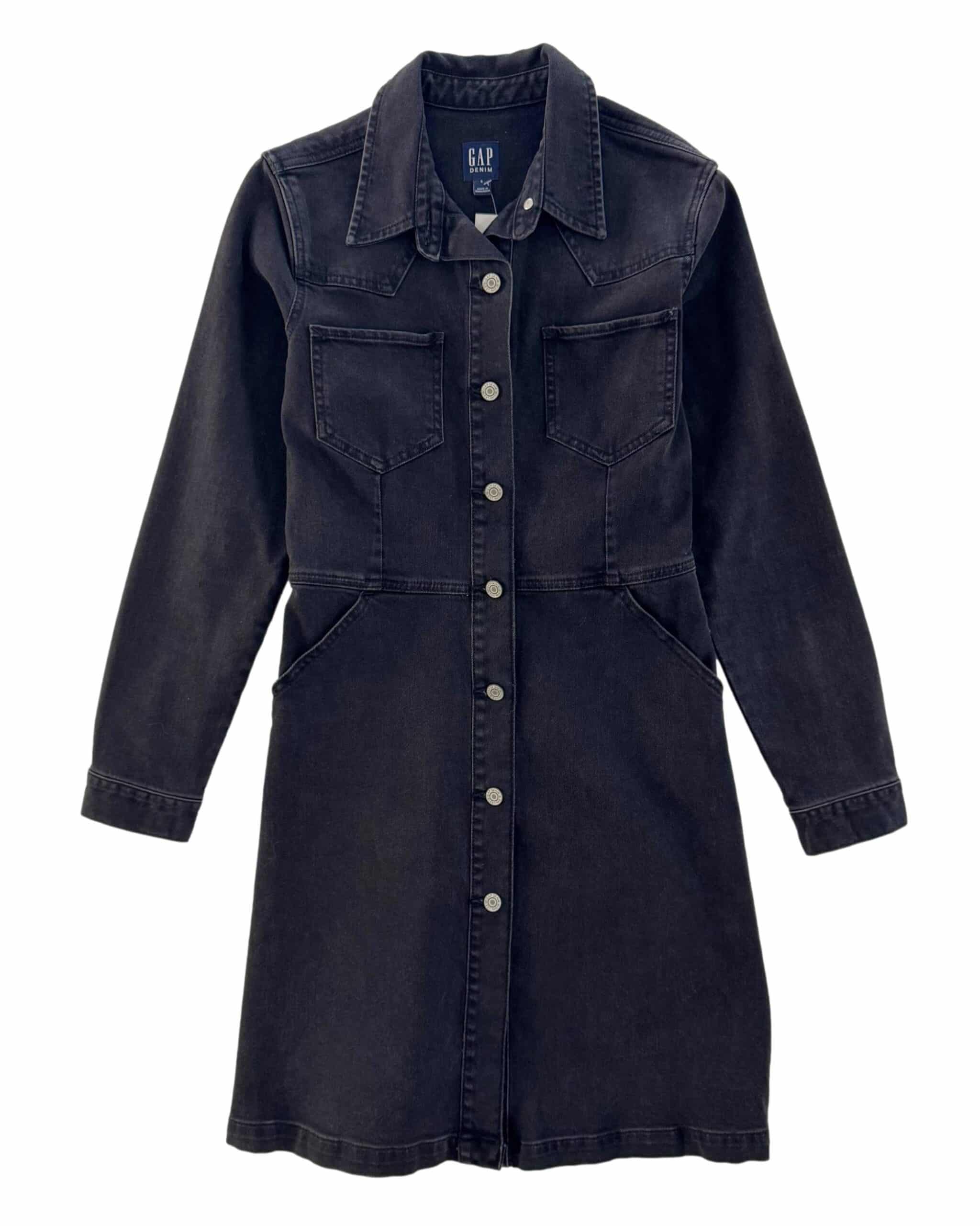 Juoda džinsinė GAP suknelė, S