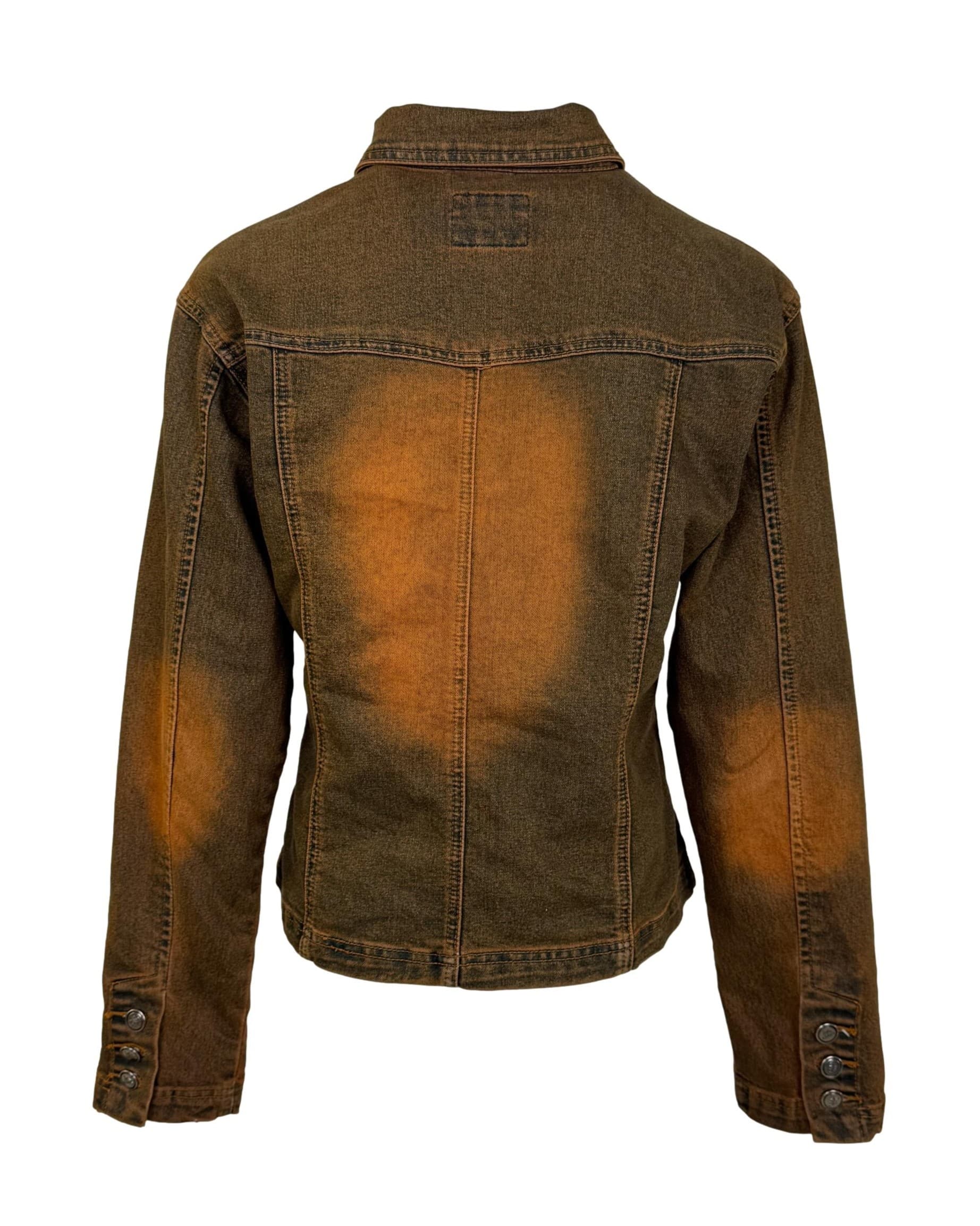 Rudas vintažinis E.KARRY JEANS švarkelis, XL